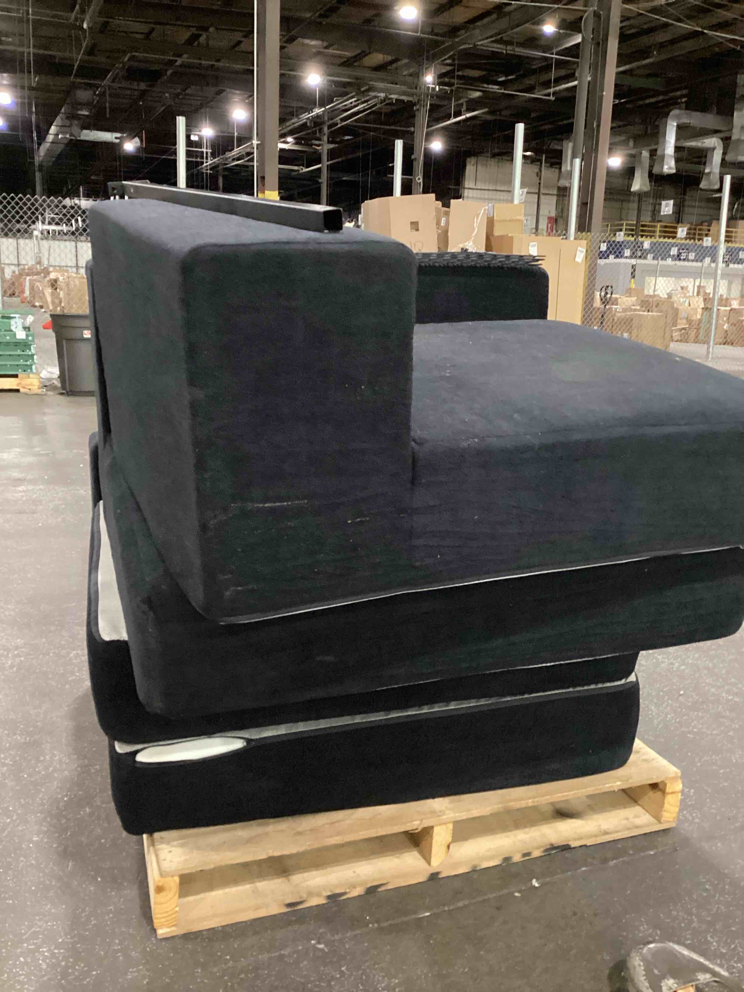 Blue modular couch (no product info)