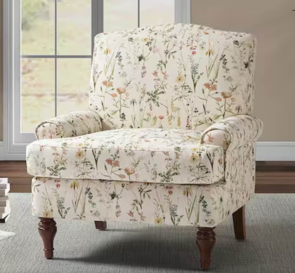 Bastien Spring Armchair Square with Spring