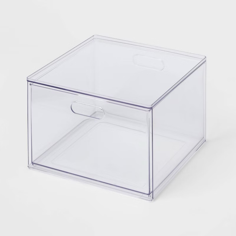 Brightroom Clear All Purpose Storage Bins, 3 Different Styles, See Pics For Details 