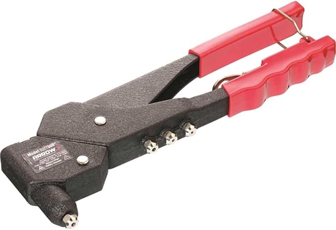 arrow rht300 professional swivel head rivet tool red