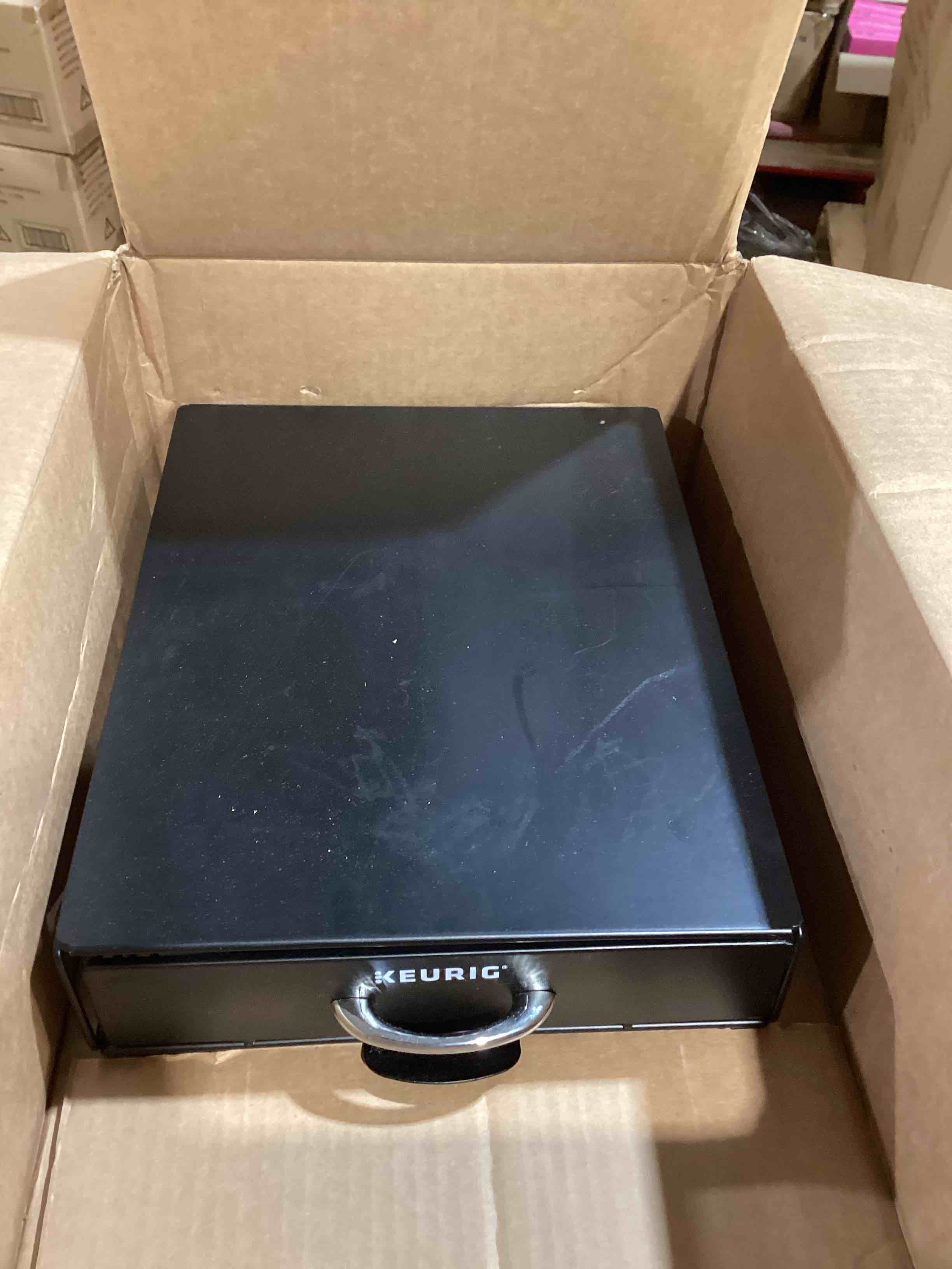 Condition photo showing Good Condition for Keurig Under Brewer Storage Drawer, Holds 35 K-Cup Pods, Black