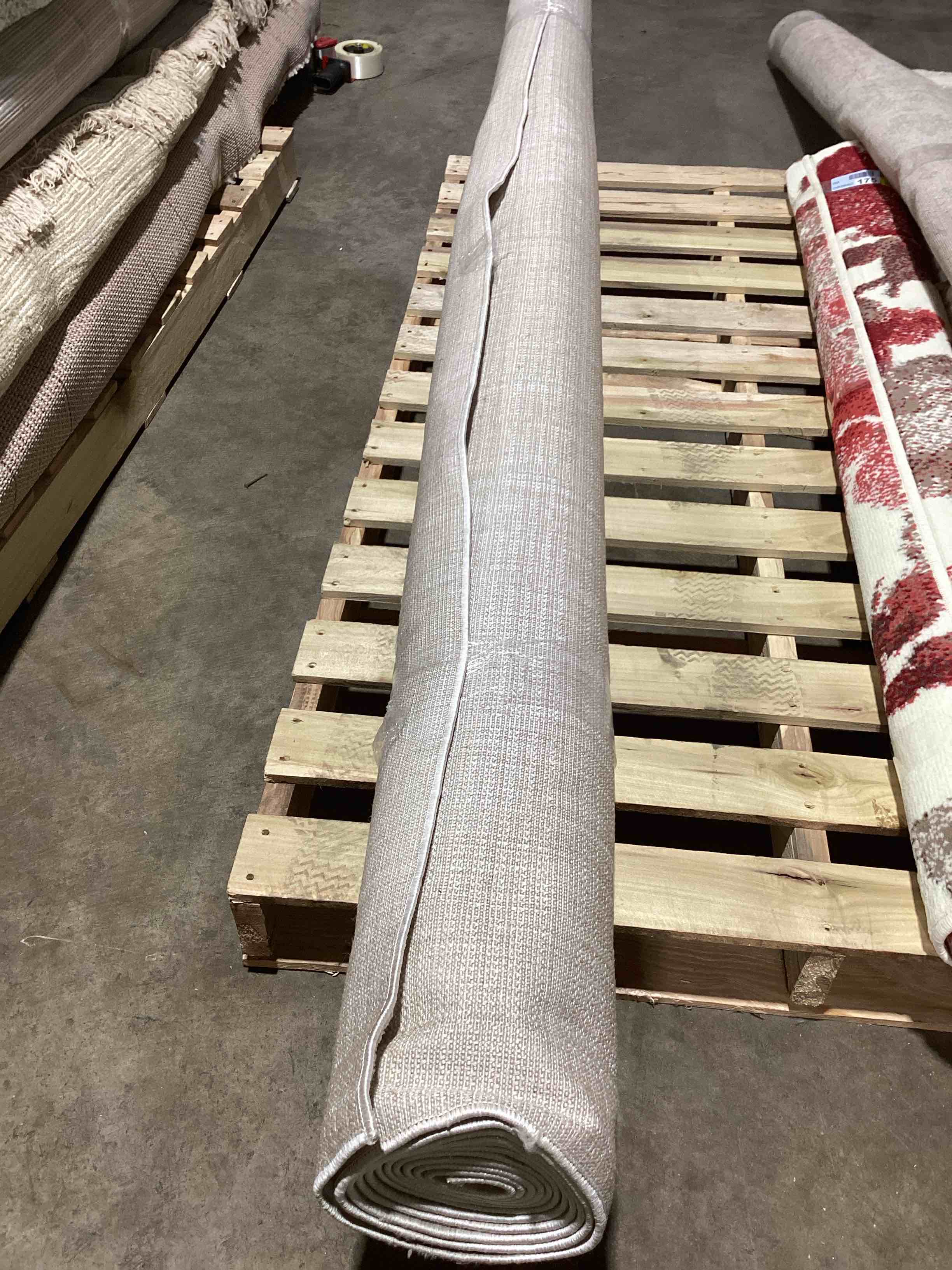 Condition photo showing Good Condition for Livabliss x ELLE Decor Odeon Modern Area Rug, 9' x 12', Beige