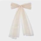 Tulle Bow Hair Barrette - A New Day™ Off-White ( 3 Bows in one bag)