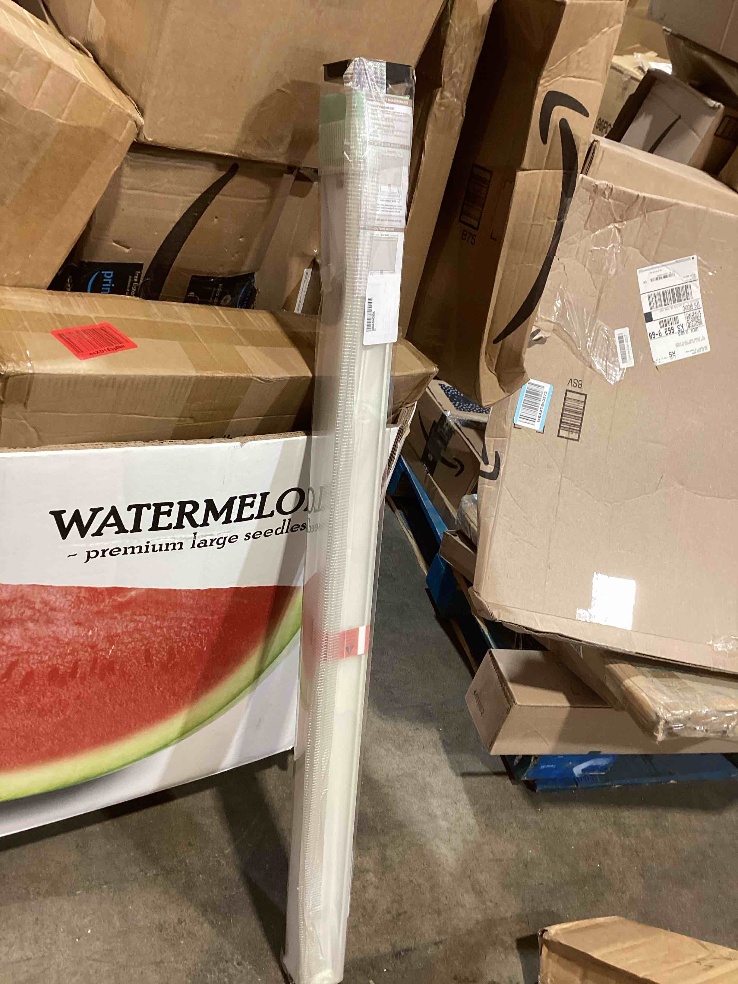 Condition photo showing Good Condition for AOSKY Light Filtering Roller Shades Cordless Blinds for Windows, 1% Openness Free-Stop Shades with Valance, Thermal Insulated Fabric, UV Protection, Natural Woven Blinds?44" W x 72" H, Ivory?