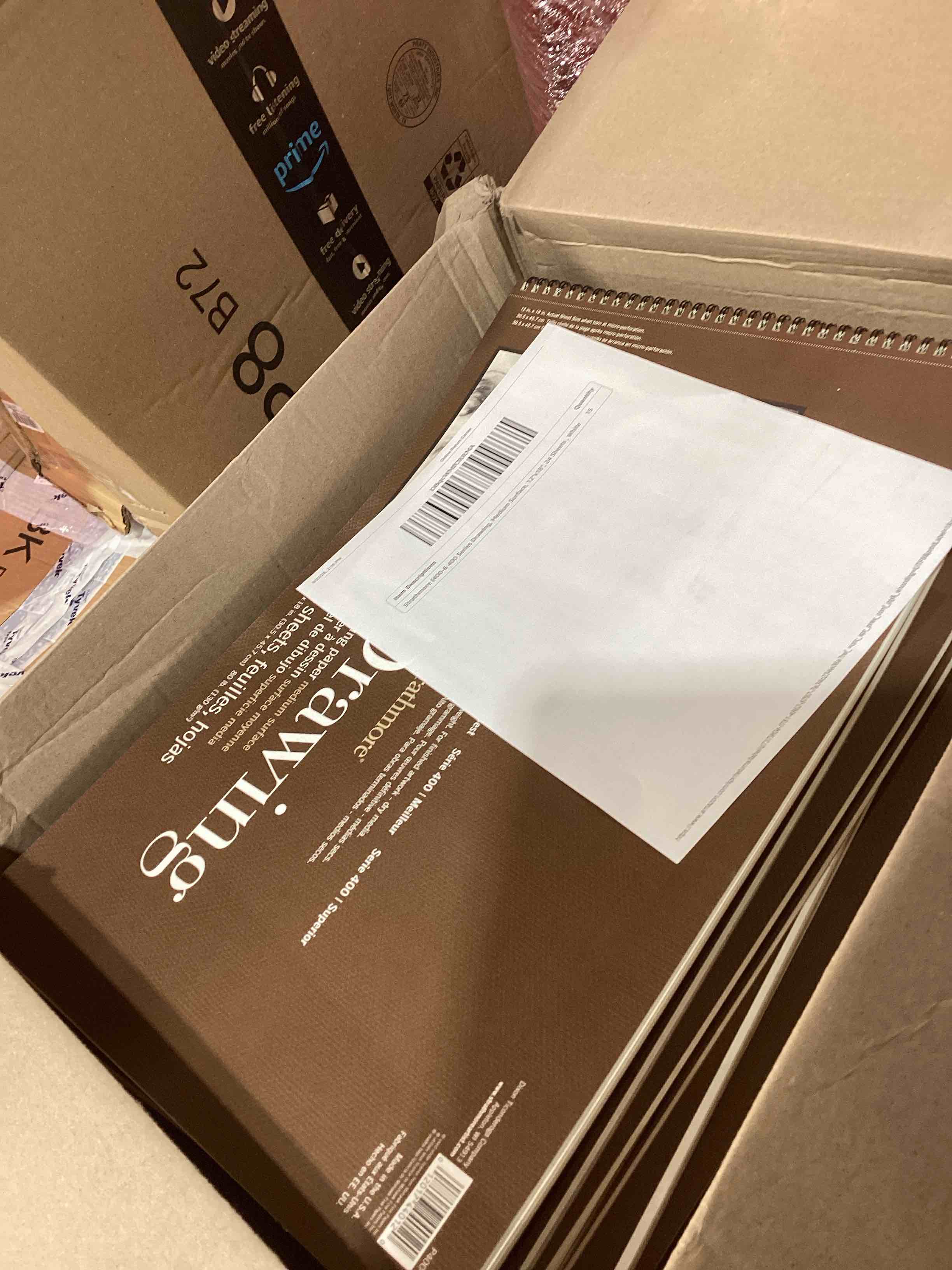 Condition photo showing New/Like New for strathmore (400-6 400 series drawing, medium surface, 12"x18", 24 sheets , white