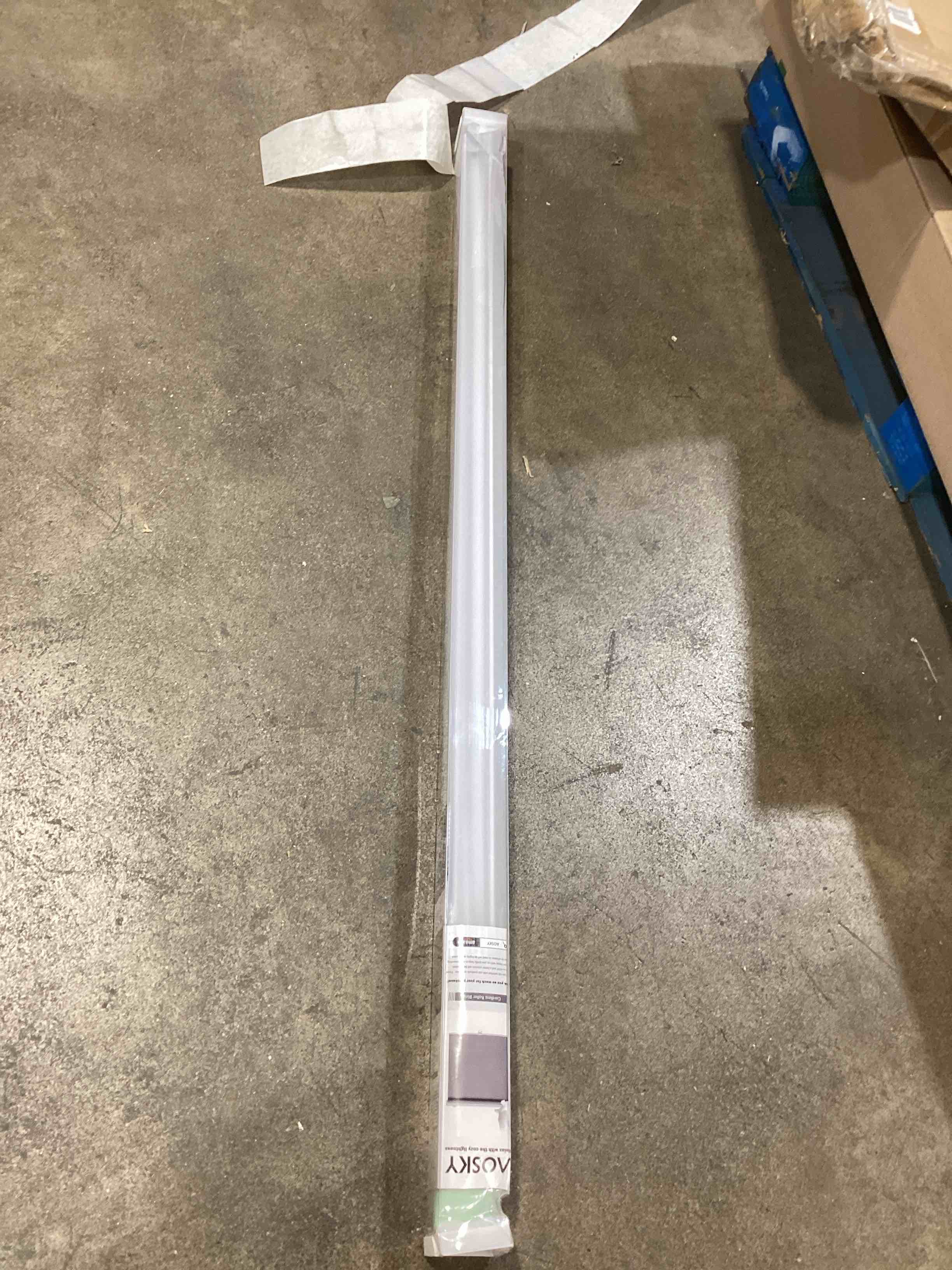 Condition photo showing New/Like New for AOSKY Cordless Roller Shades Blackout Blinds for Windows Room Darkening Rolled Up Shades with Spring System, UV Protection Window Shades Door Blinds for Home and Office (46" W x 72" H, White) 46"W x 72"H White