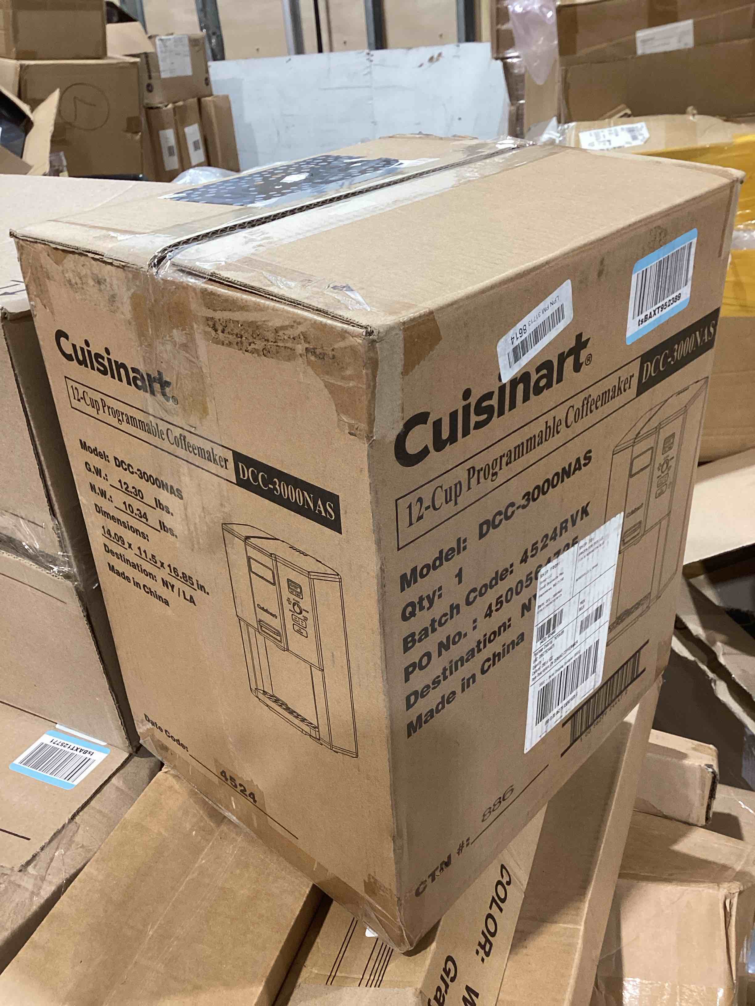 Condition photo showing As Is for Cuisinart Coffee on Demand 12 Cup Programmable Coffee Maker