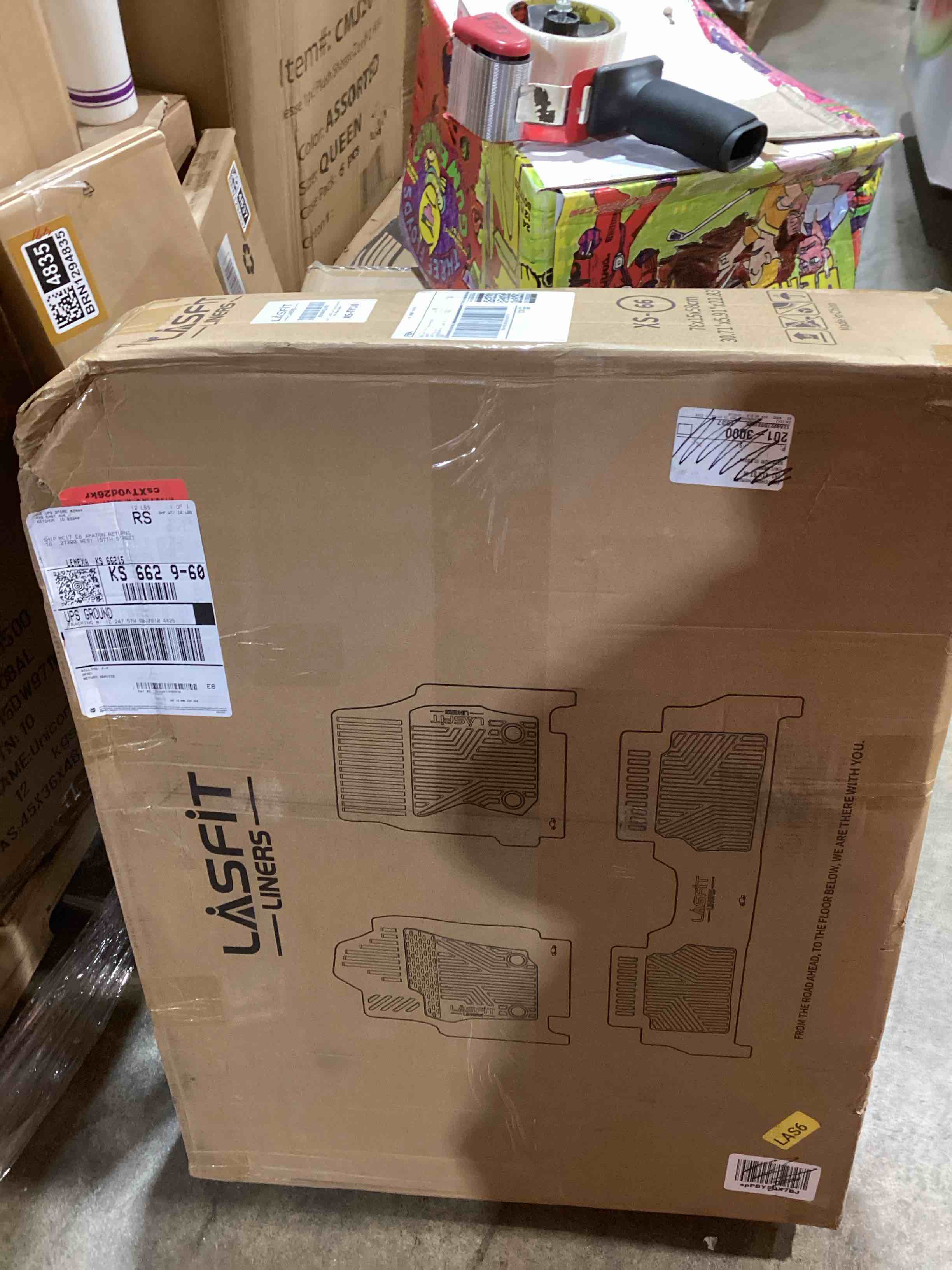 Condition photo showing New/Like New for LASFIT Floor Mats for Toyota Tacoma 2024 2025 2026 Double Cab Auto Trans (Not fit Hybrid) All Weather Floor Liner for Tacoma TRD/SR/SR5/limited TPE Custom Fit Car Mats Front&Rear 2 Row Mats