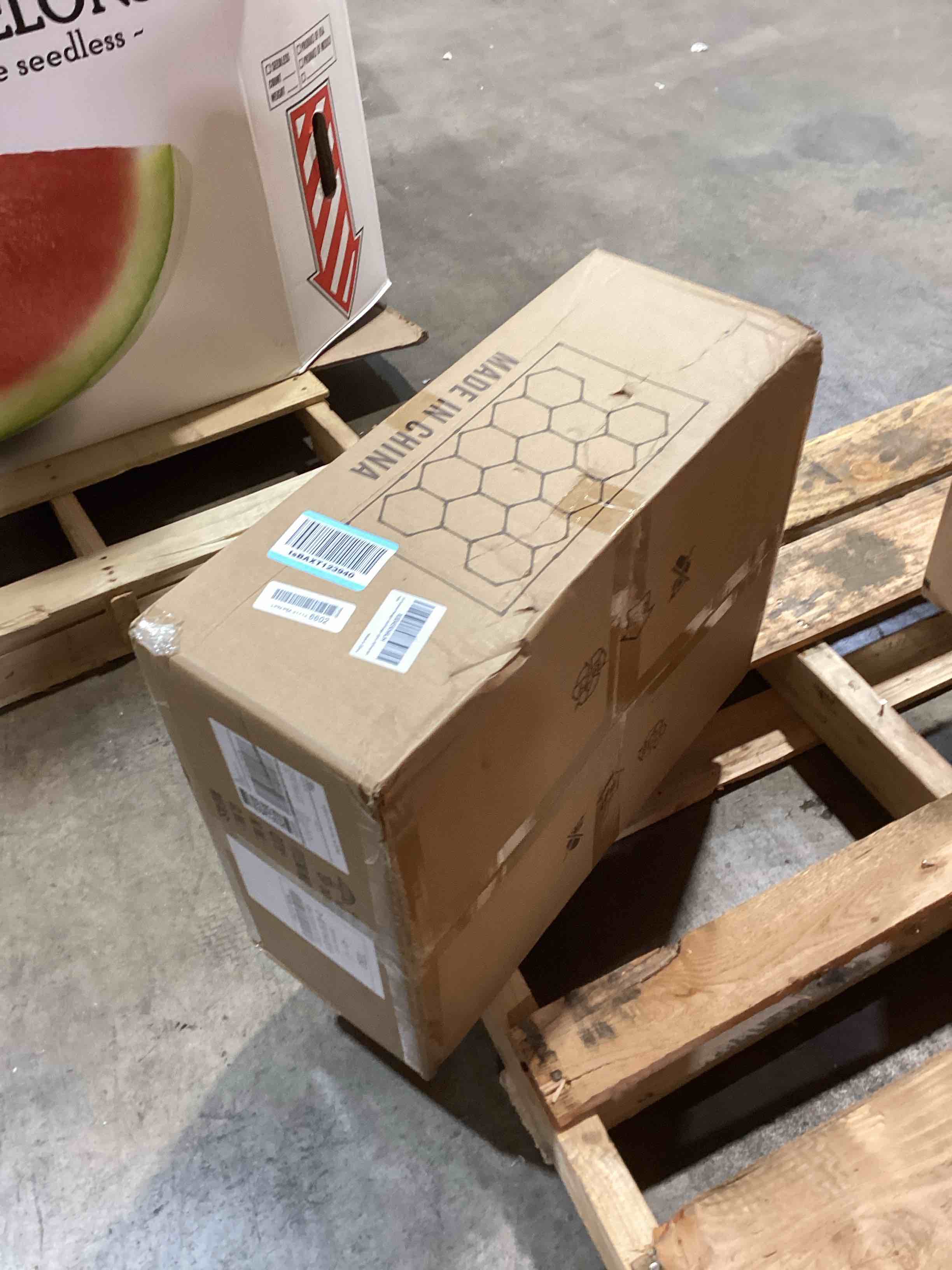 Condition photo showing New/Like New for hexagon garage lights, 108000lm super bright 14 hex grid led honeycomb lights, gym octagon lighting for car detailing ceiling workshop warehouse basement wash room