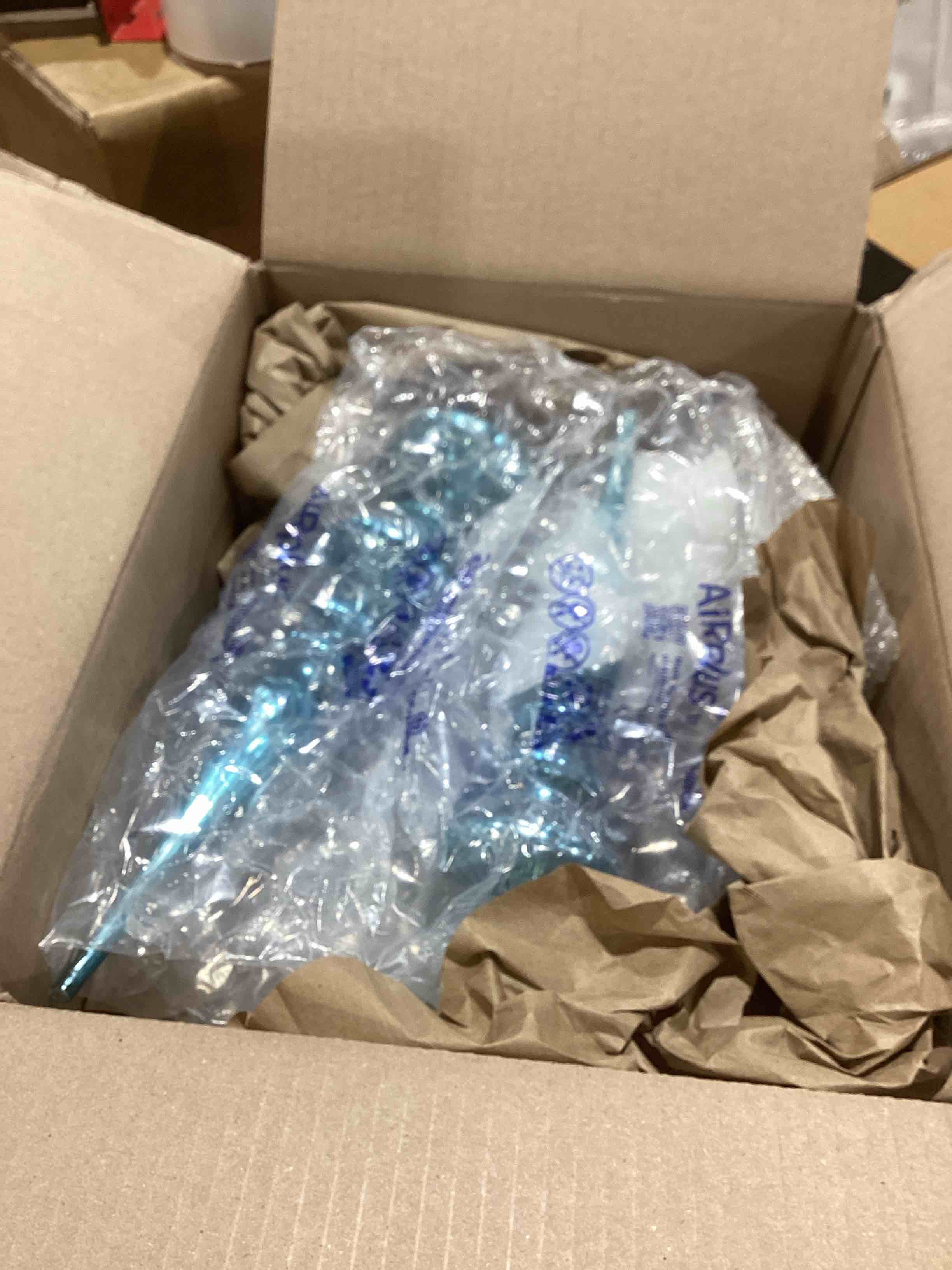 Condition photo showing New/Like New for Azenor 13.25" LED Tabletop Finials, Set of 2 - Blue