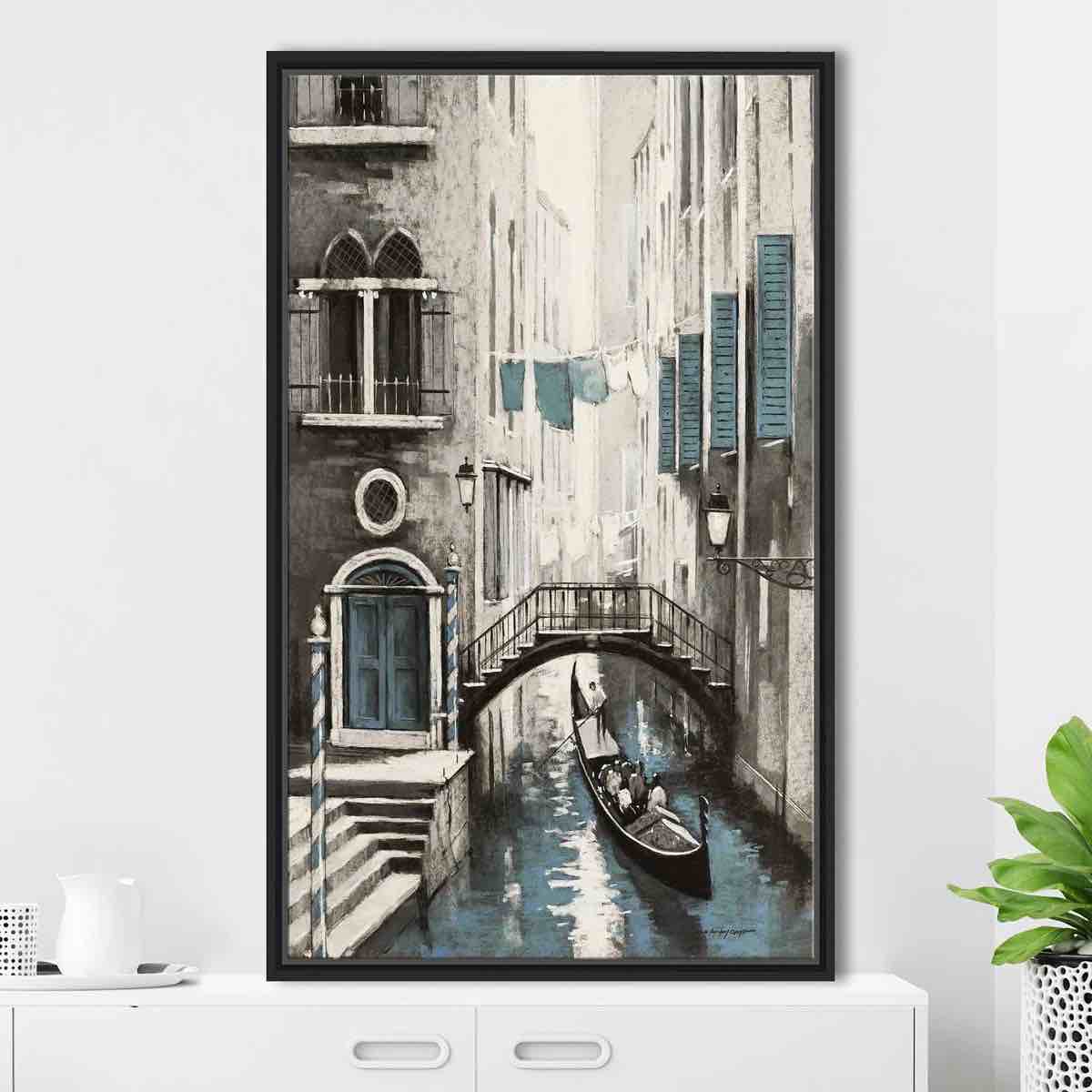 “Venice I” By E. Anthony Orme, 43.5" H x 27.5" W x 2" D