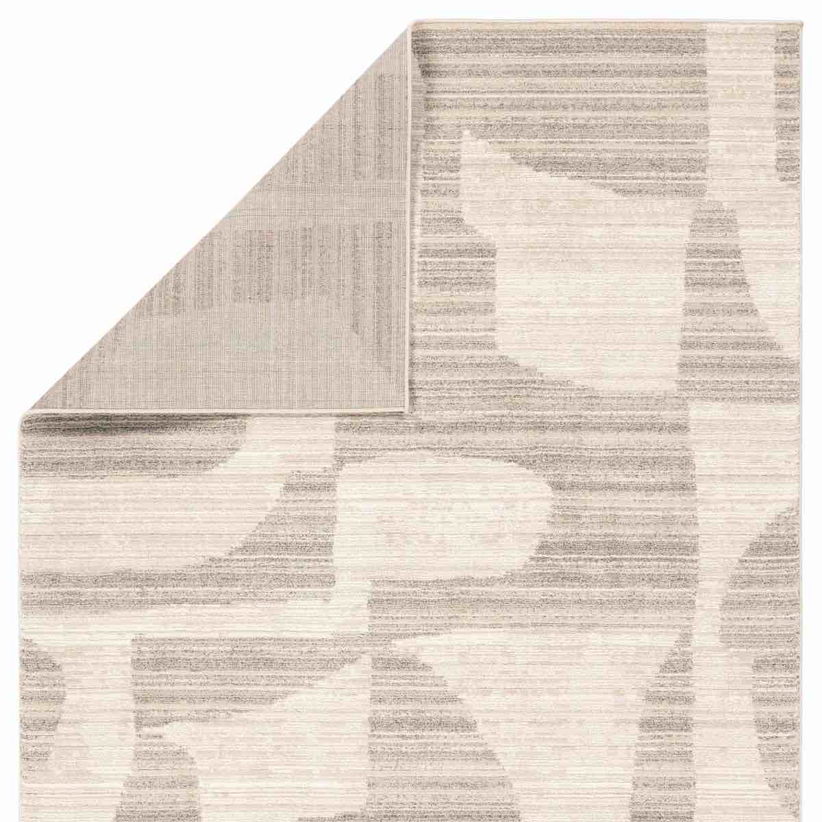 Vibe By Loehrke Powerloomed Abstract Tan/Taupe Area Rug (6’X9’)