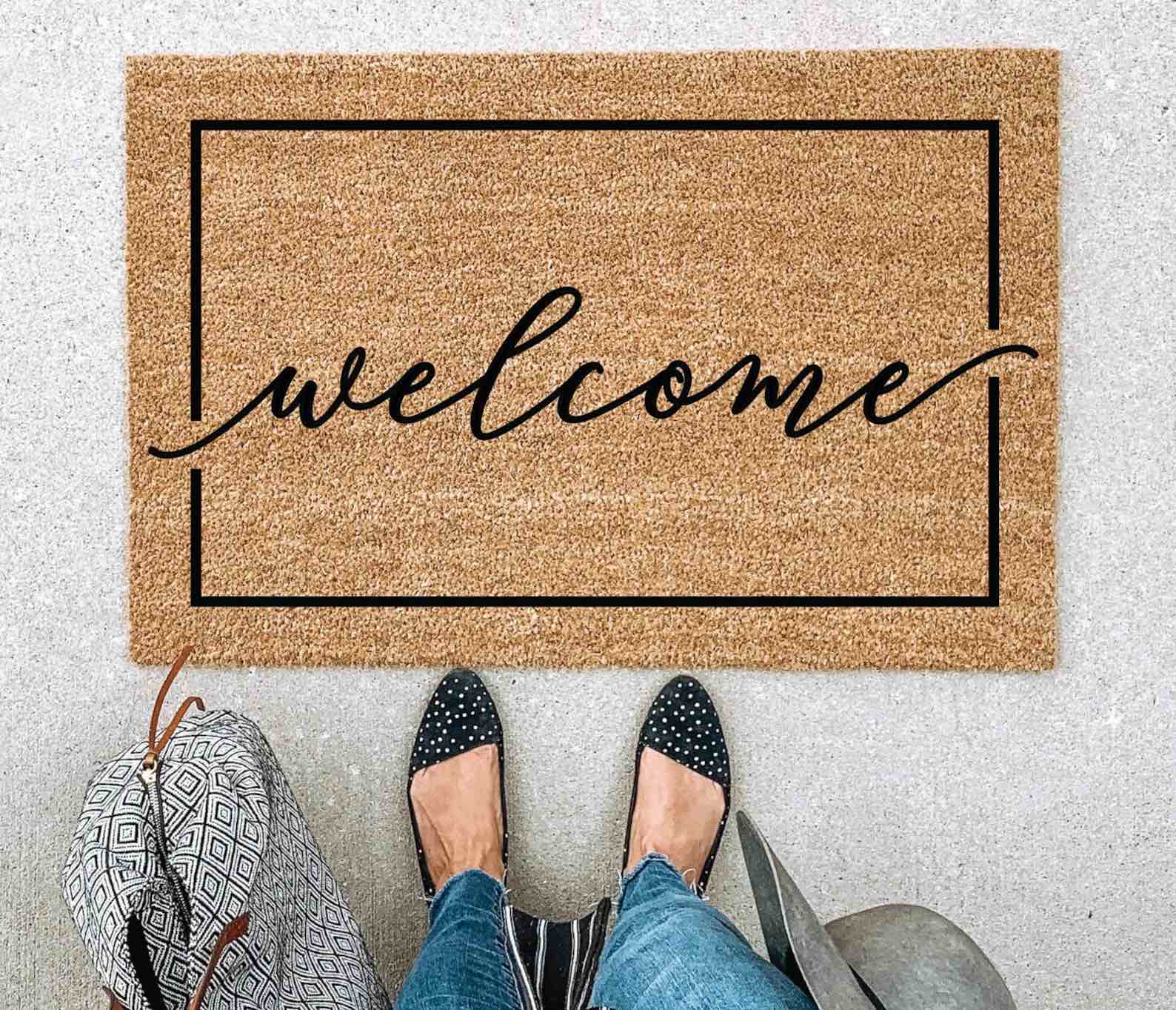 Welcome doormat