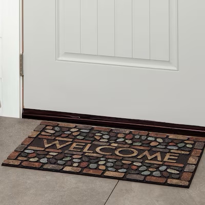 allen + roth 18-in x 30-in Multi Non-Slip Grip Outdoor Door Mat Item #5333819 