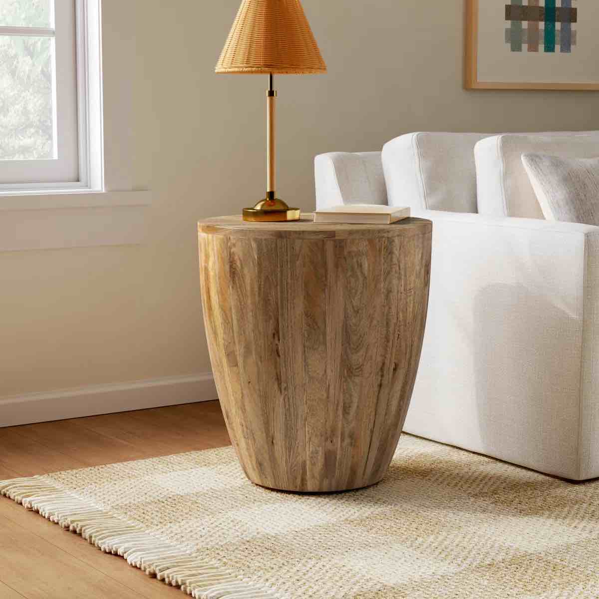 Vivenne Mango Wood End Table