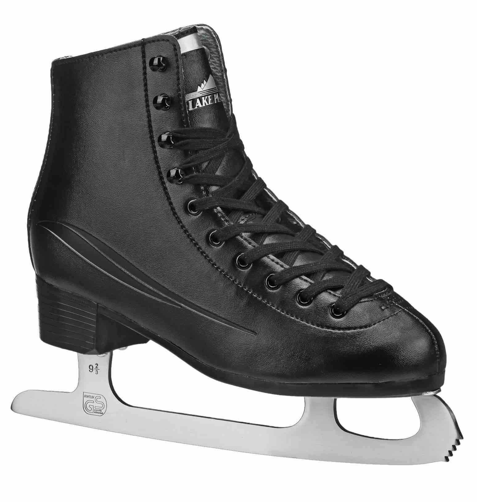 Lake Placid Cascade Men's Figure Ice Skates Black Size 12