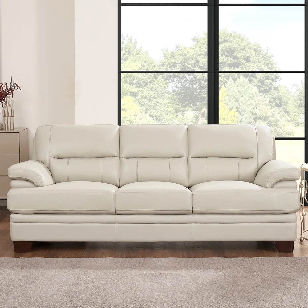 SEE DESCRIPTION Ridhay 88” Leather Sofa