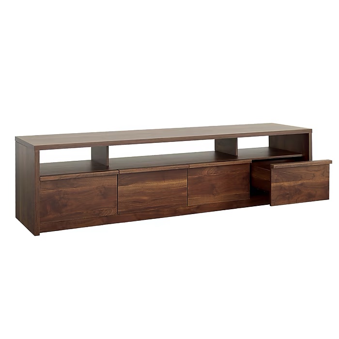 SEE DESCRIPTION Sauder Harvey Park Credenza TV Stand, Screens up to 86", Grand Walnut (433787)