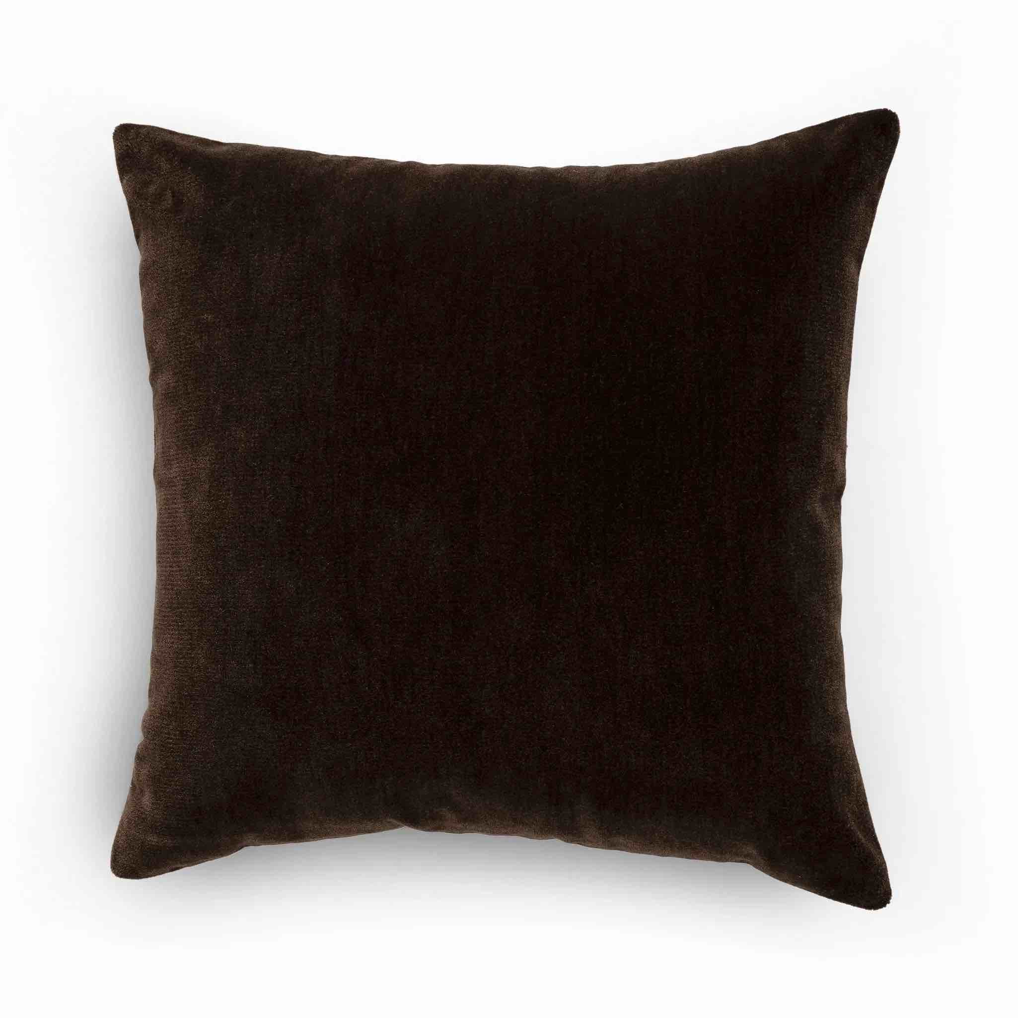Glenfield Pillow Cover - Monte Chocolate 20" X 20" COVER ONLY