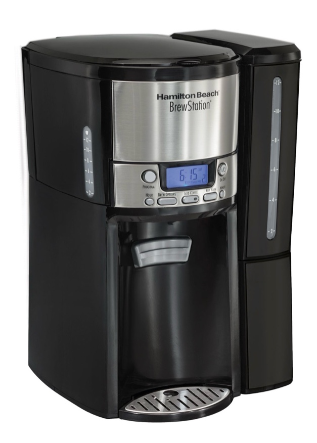 BrewStation® 12 Cup Coffee Maker with Removable Reservoir, Black & Stainless MODEL: 47900G
