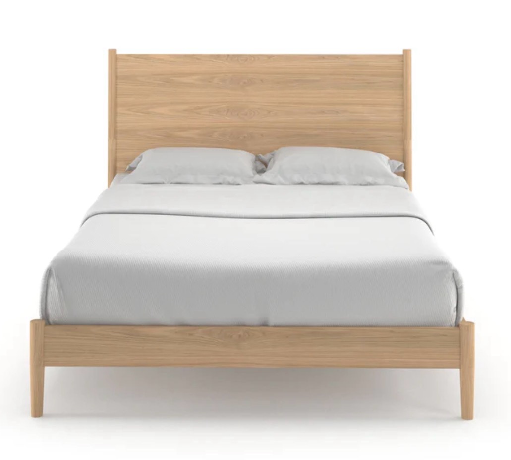 SEE DESCRIPTION AE6885 Queen Bed, White Wash 