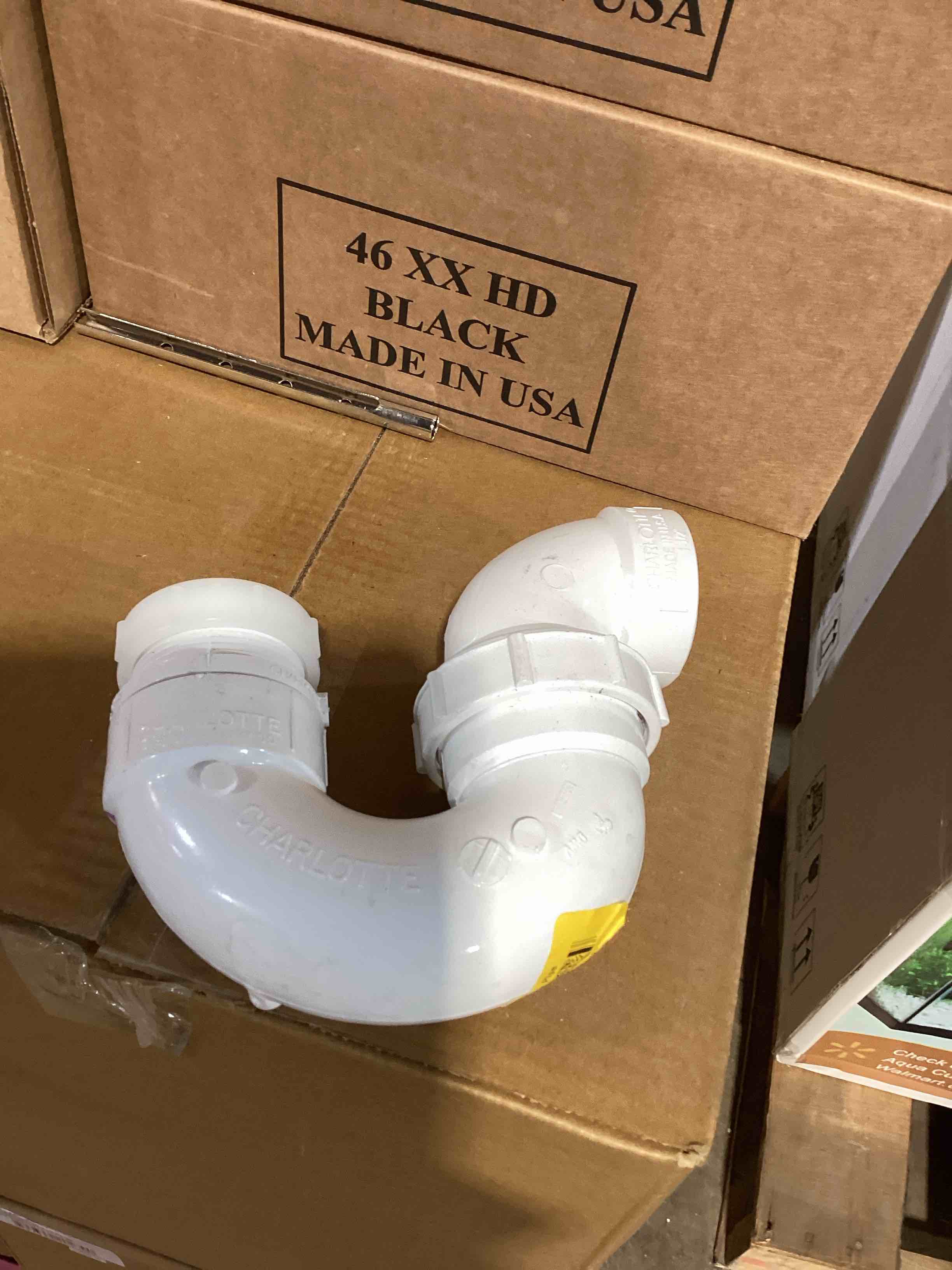 Condition photo showing Good Condition for CHARLOTTE PIPE 1 1/2 DWV P-TRAP WITH UNION&PLASTIC NUT DWV (DRAIN, WASTE AND VENT) (25 Unit Box)