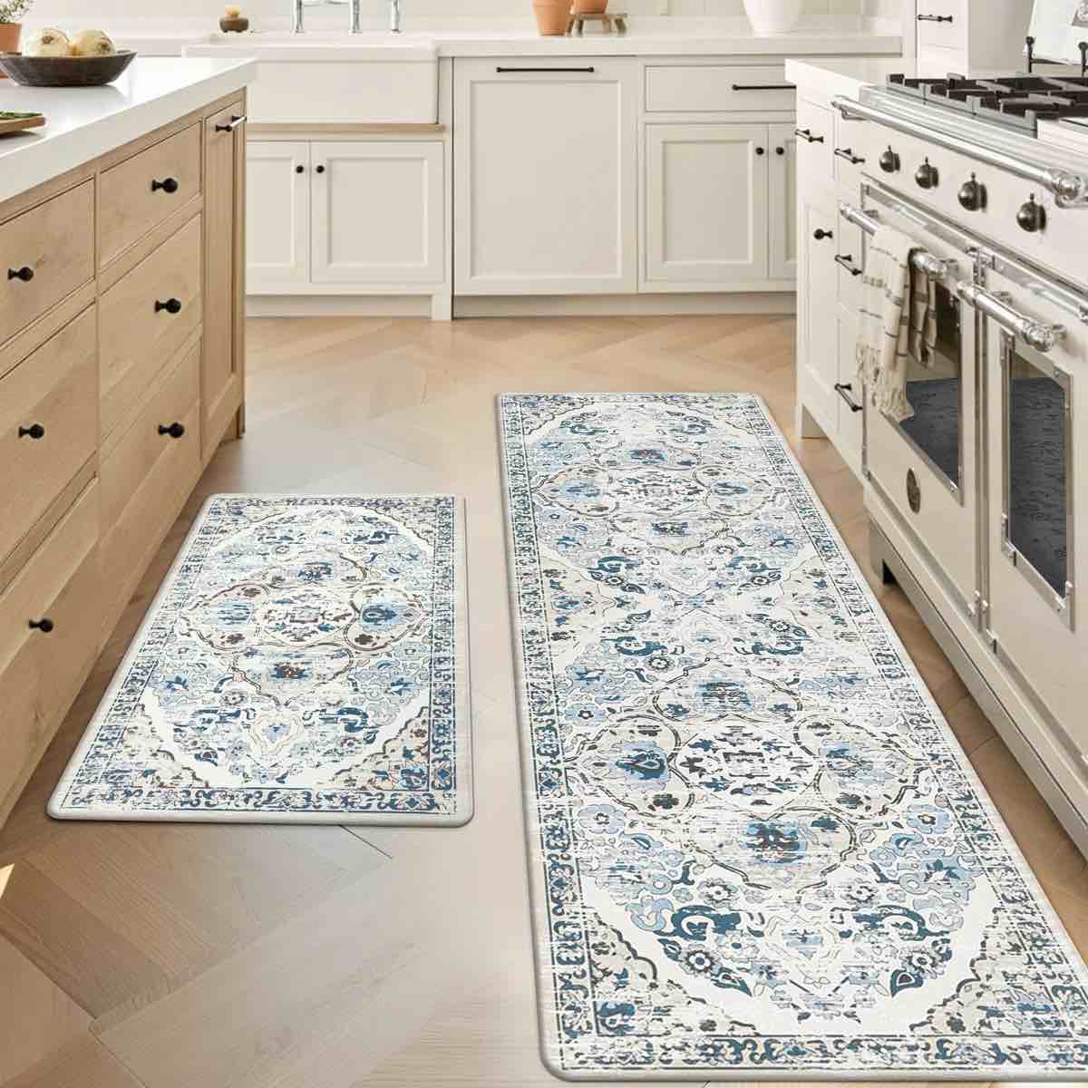 jainiyah anti-fatigue non-skid waterproof kitchen mat (set of 2)