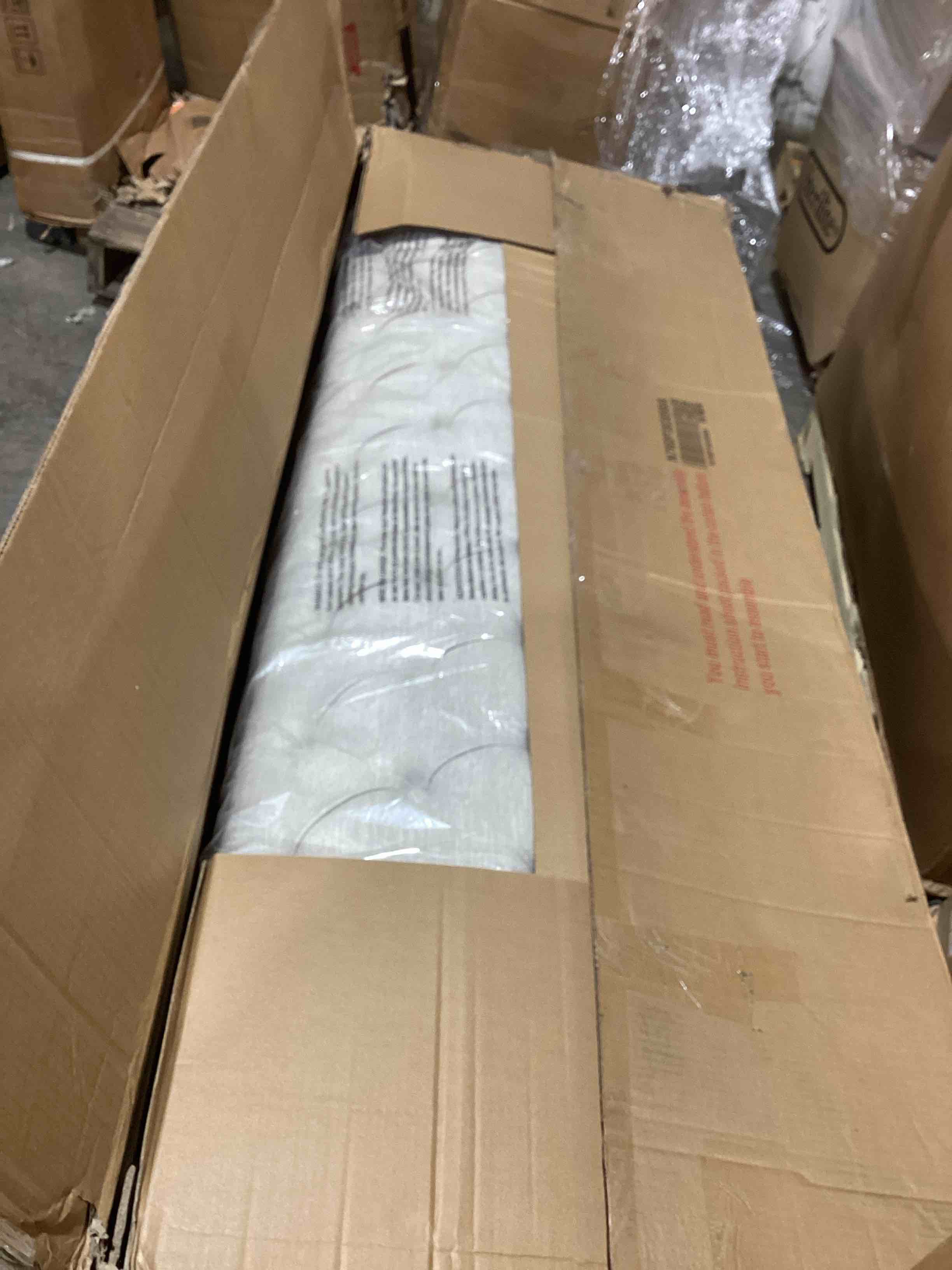 Condition photo showing Good Condition for SEE DESCRIPTION  Castalia Sectional, Beige + Dark Brown