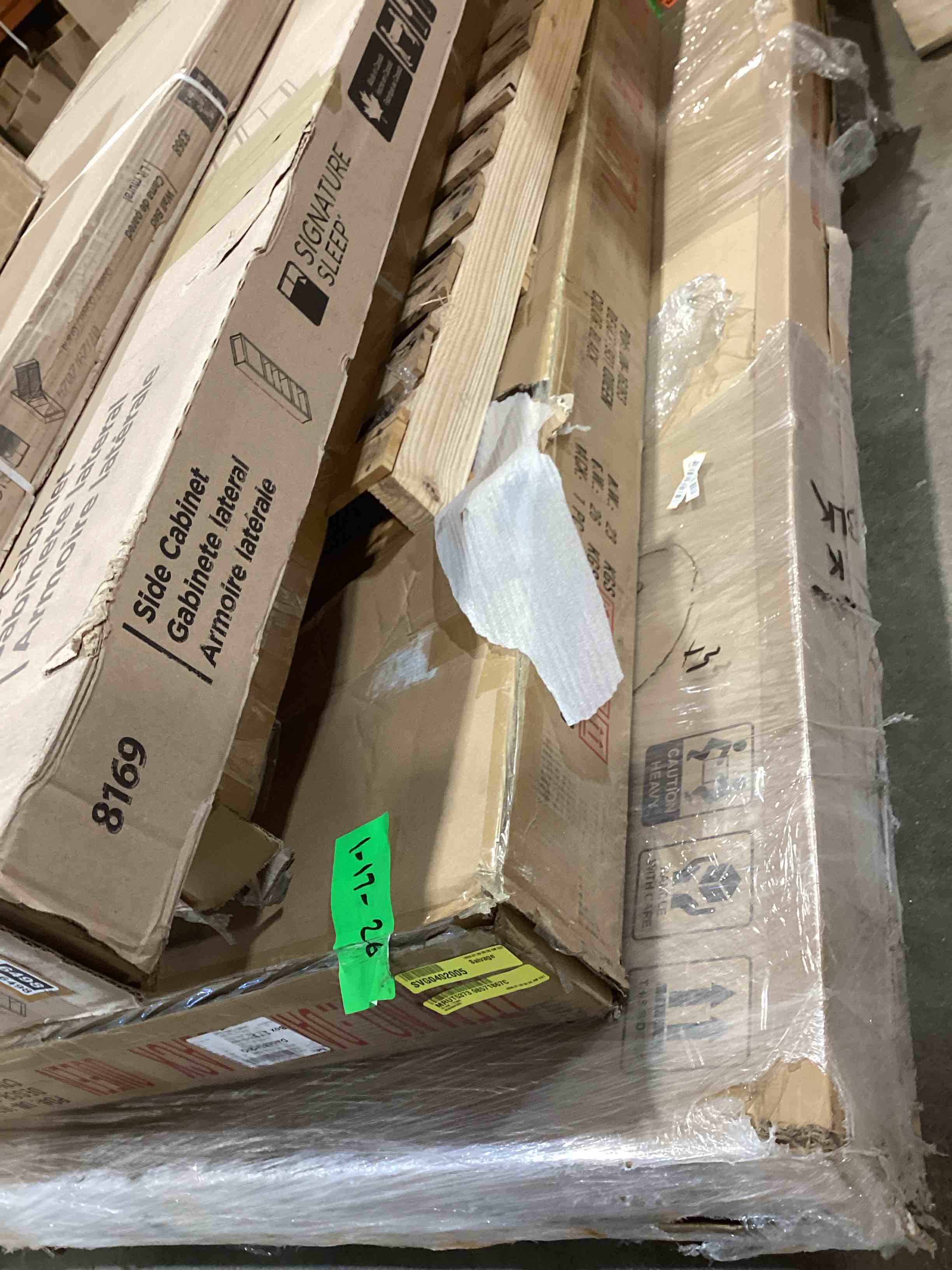 Condition photo showing Good Condition for SEE DESCRIPTION Dane Black Teddy Fabric Queen Bed