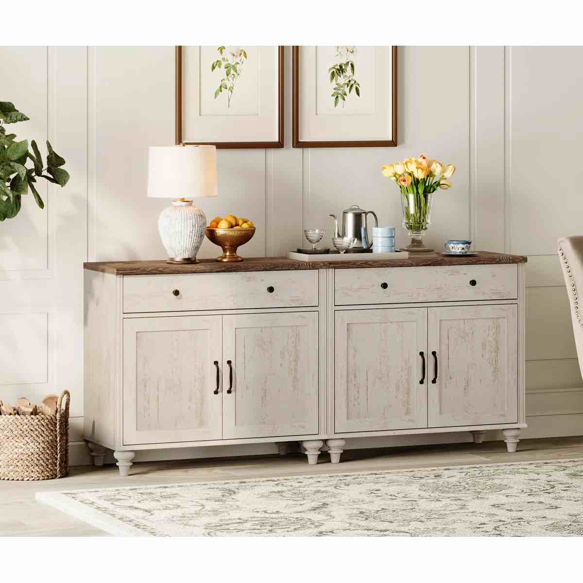 scarlett 67.8" wide 2 drawer buffet table