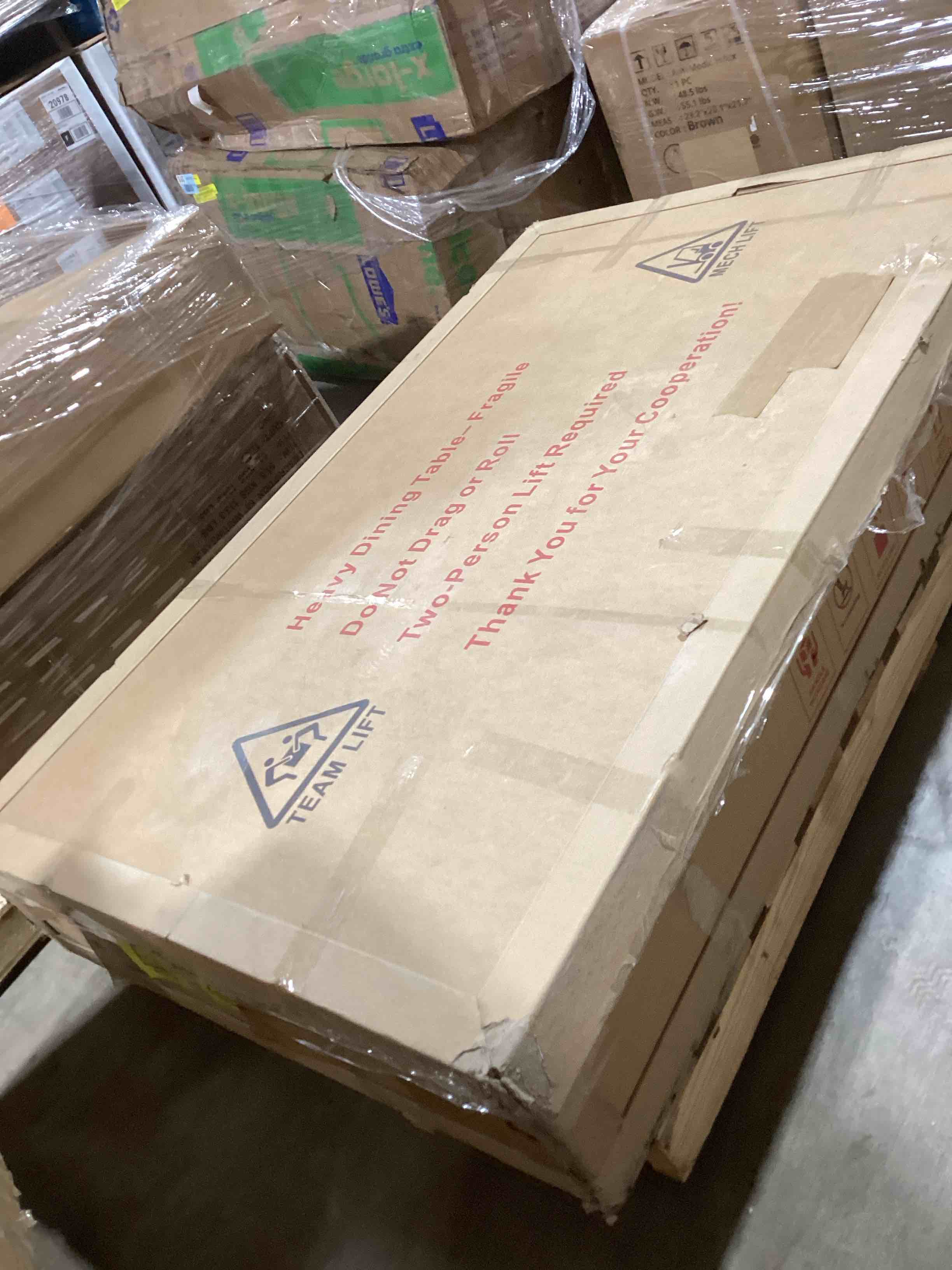 Condition photo showing Good Condition for Katalina Woven Queen Headboard, Mahogany