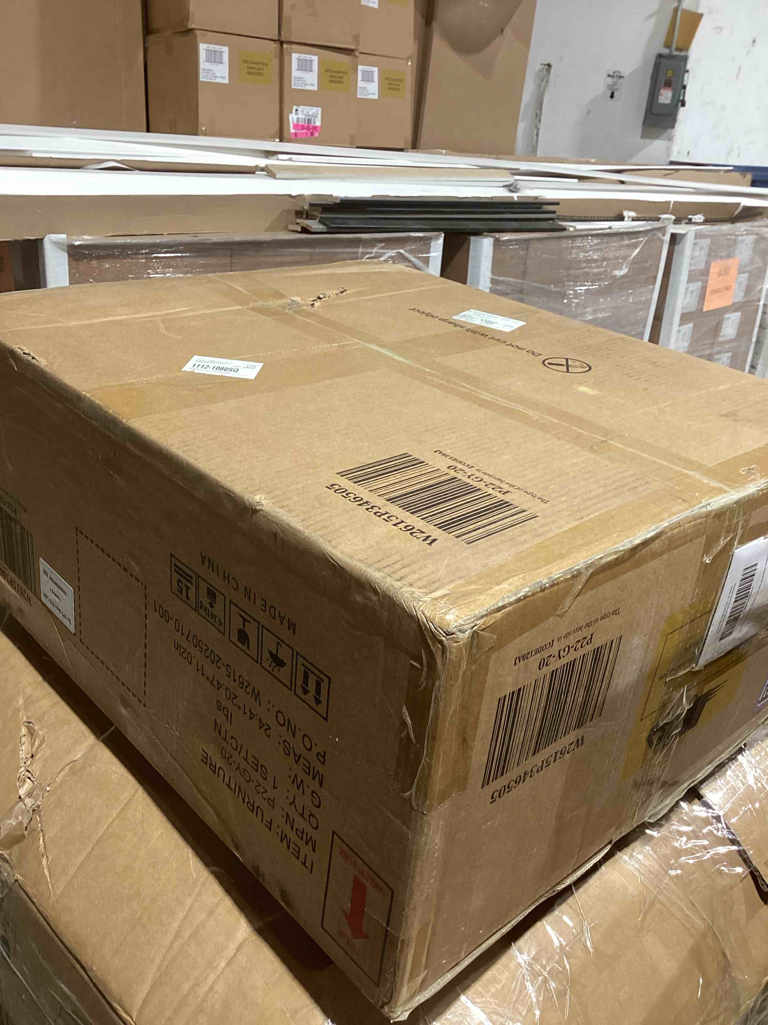 Condition photo showing New/Like New for Ambrovina 18" black bathroom sink, oval resin vessel basin with stone pattern