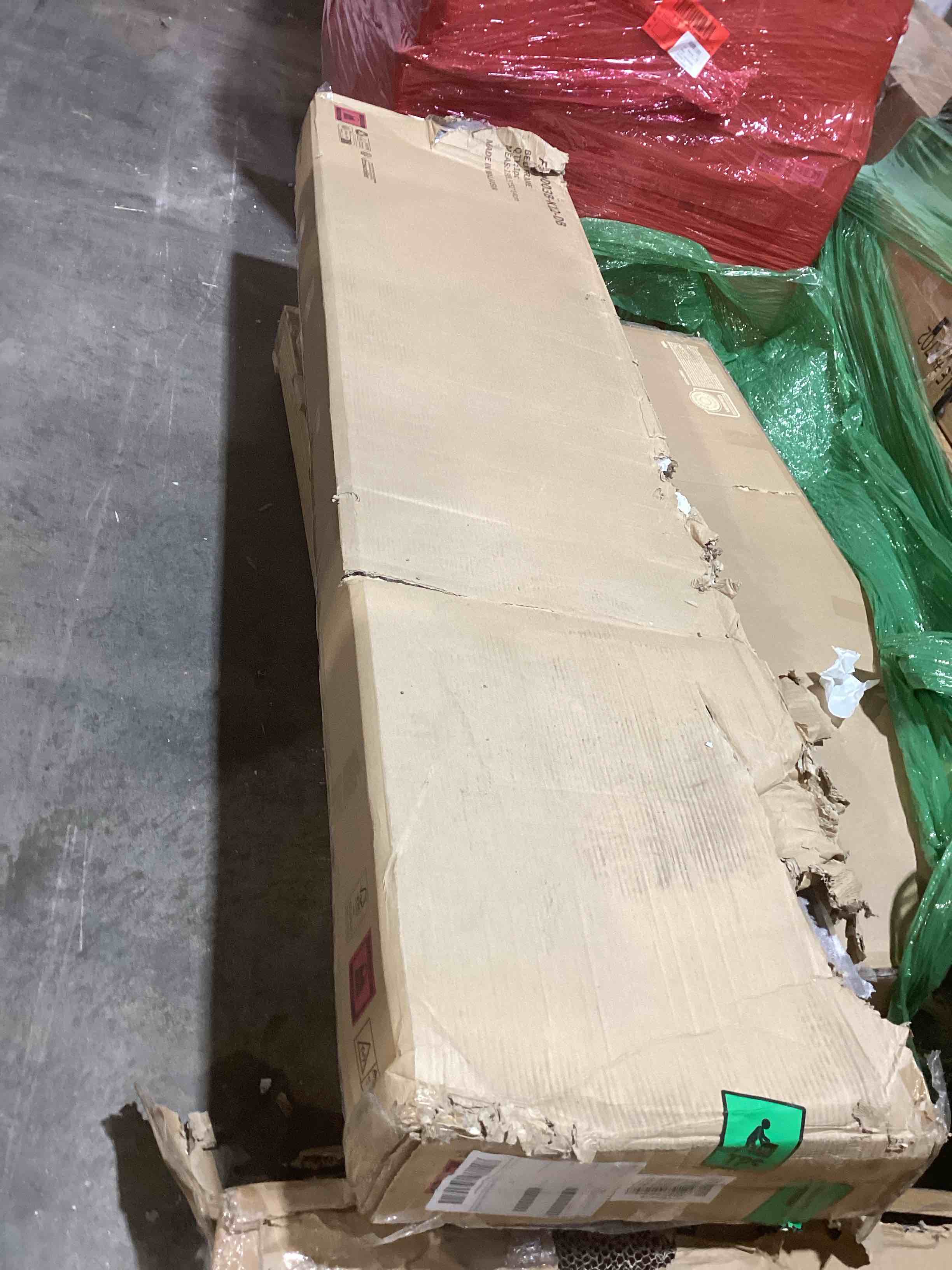 Condition photo showing Good Condition for Avenco Solid Wood Platform Bed Frame with Headboard, 12 Inch Bed Frame King Size, Sturdy Wood Slat Support, No Box Spring Needed, Easy Assembly