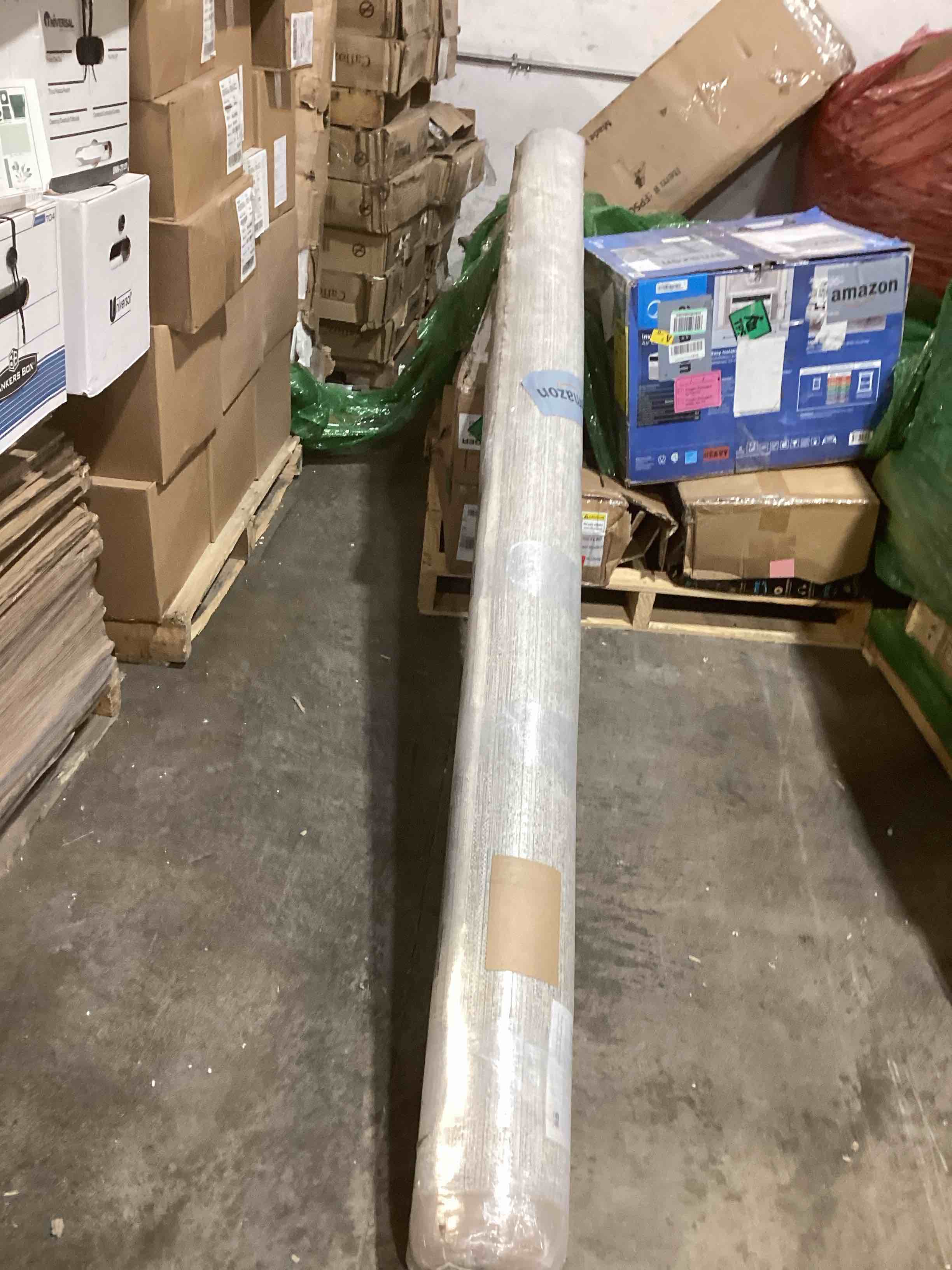 Condition photo showing New/Like New for Loloi Newman Collection NEW-02 Dark Taupe/Natural 7'-10" x 10'-2" .37" Pile Height, Area Rug, Soft, Durable, Non-Shedding, Easy Clean, Rug for Living Room