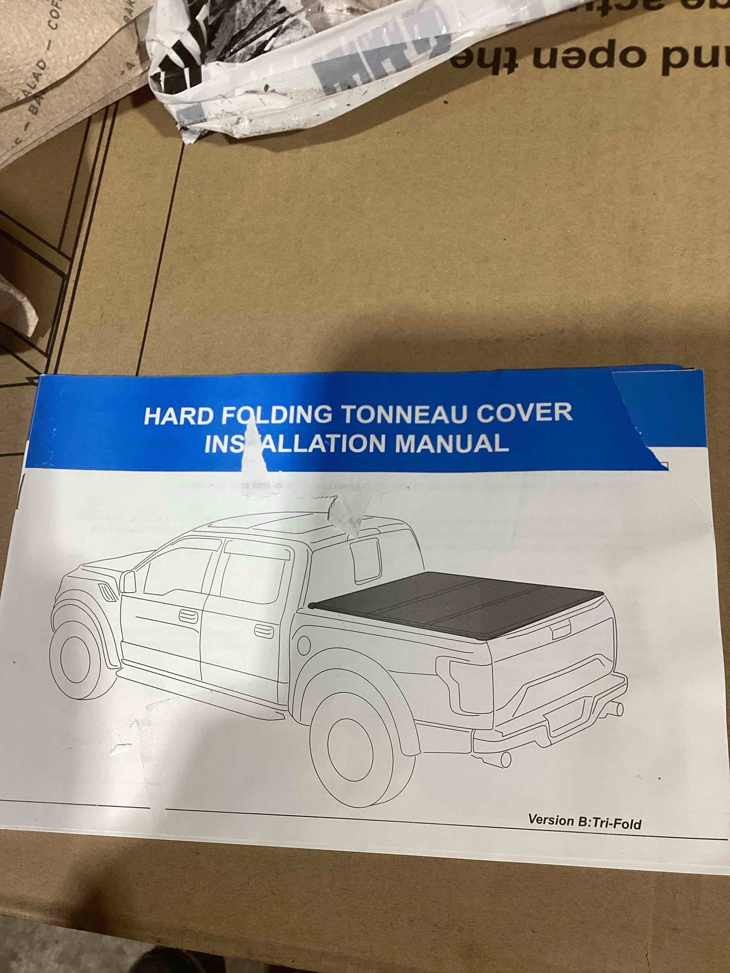 Condition photo showing Good Condition for Hard Tri-Fold Truck Bed Tonneau Cover