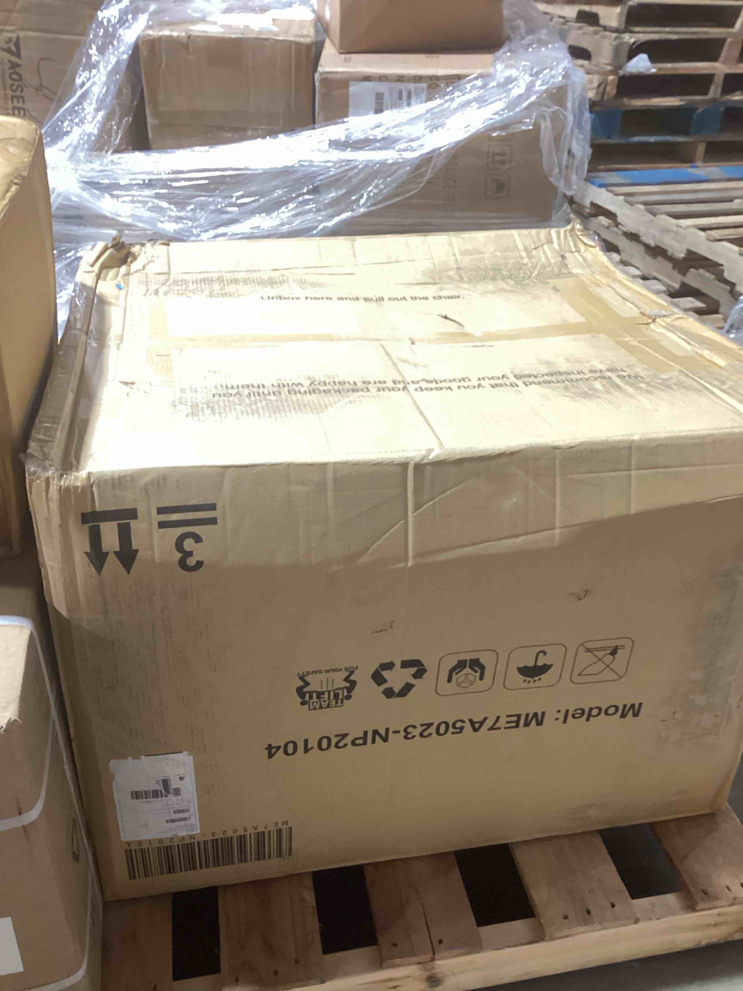 Condition photo showing New/Like New for Rhea Dual Motors Saddle Genuine Leather Wall Hugger Power Recliner with Cup Holders, Side Pockets, USB&Type-C Ports by Spruce & Spring ME7A5023-NP20104