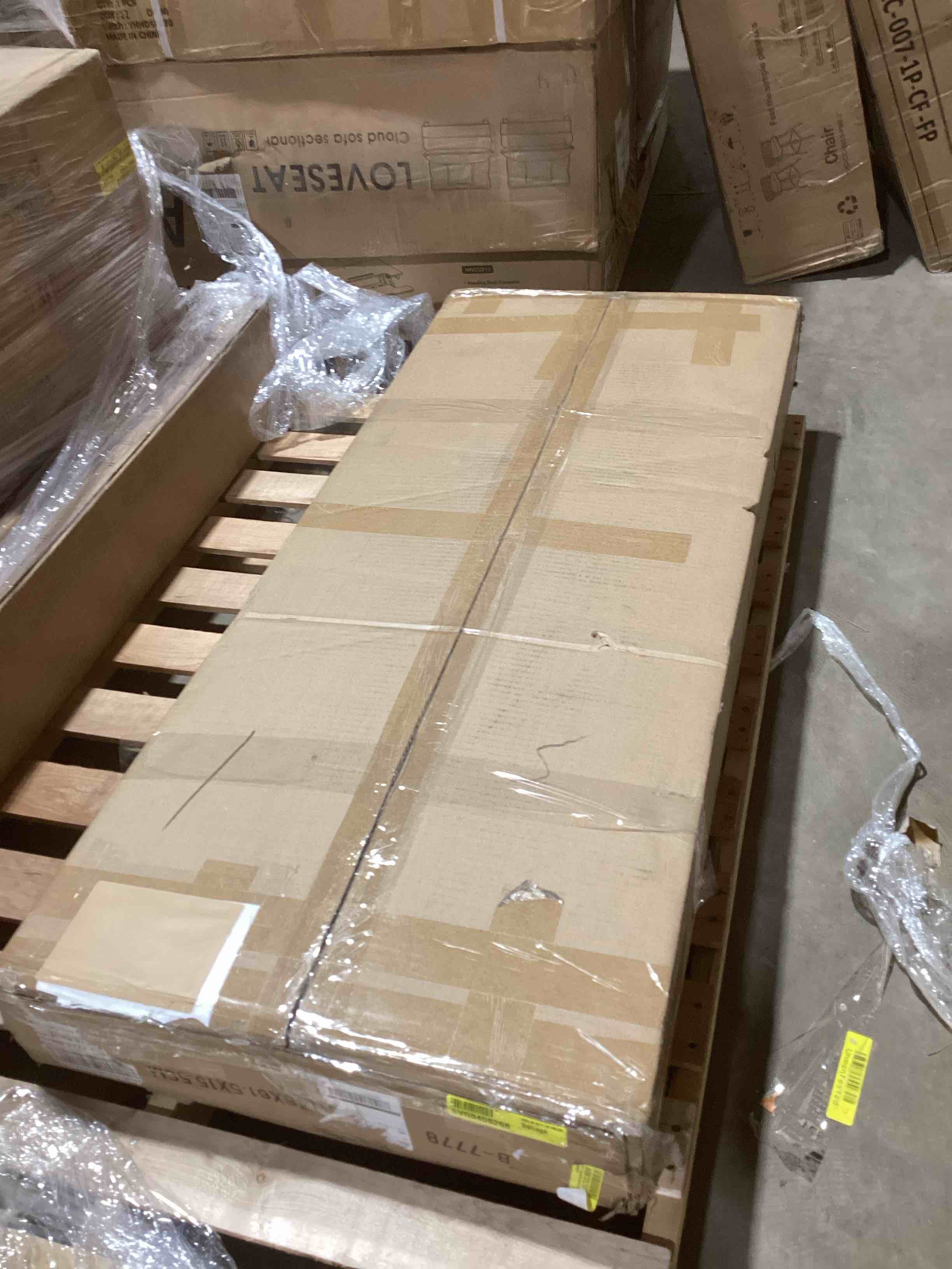 Condition photo showing Good Condition for SEE DESCRIPTION 95.6'' Extendable Makeup Vanity Desk With Flip-Top Mirror And Storage Drawers Home Office Desk