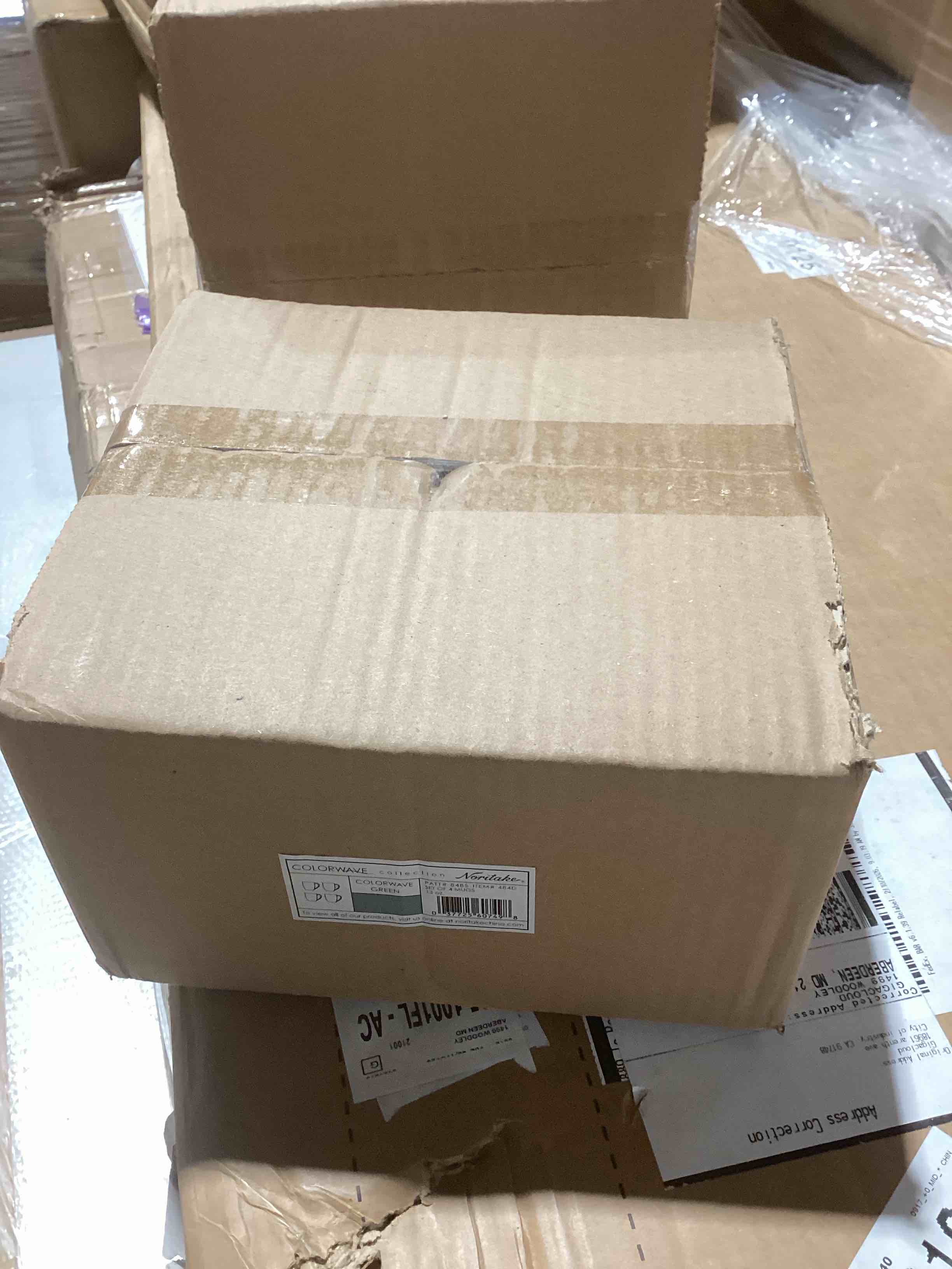 Condition photo showing New/Like New for Noritake Colorwave Green Set of 4 Mugs, 12 oz.