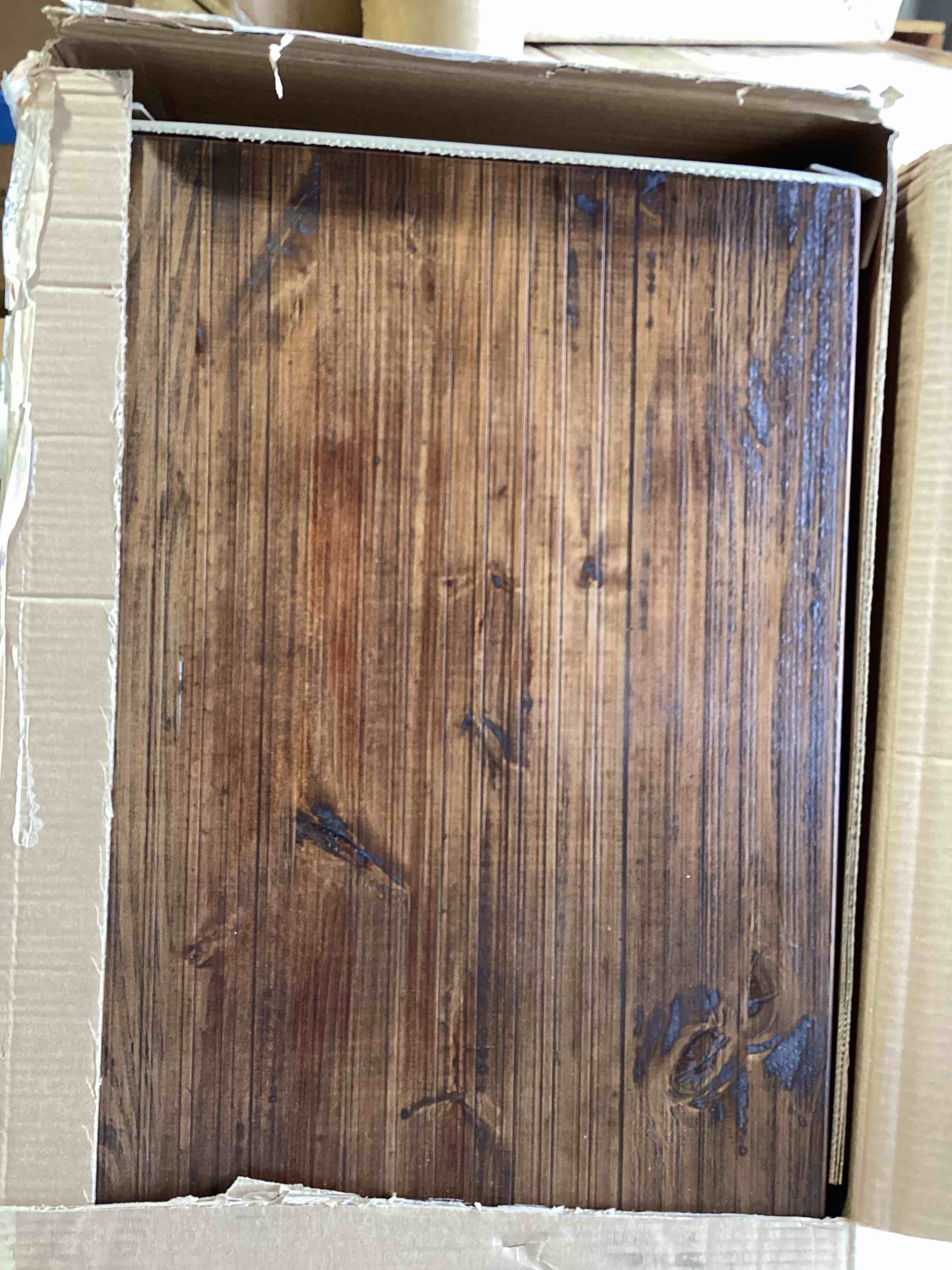 Condition photo showing Good Condition for incomplete:furniture dash corner dining set harvest walnut distressed 52.83"w x 22.05"d x 37.40"h. -