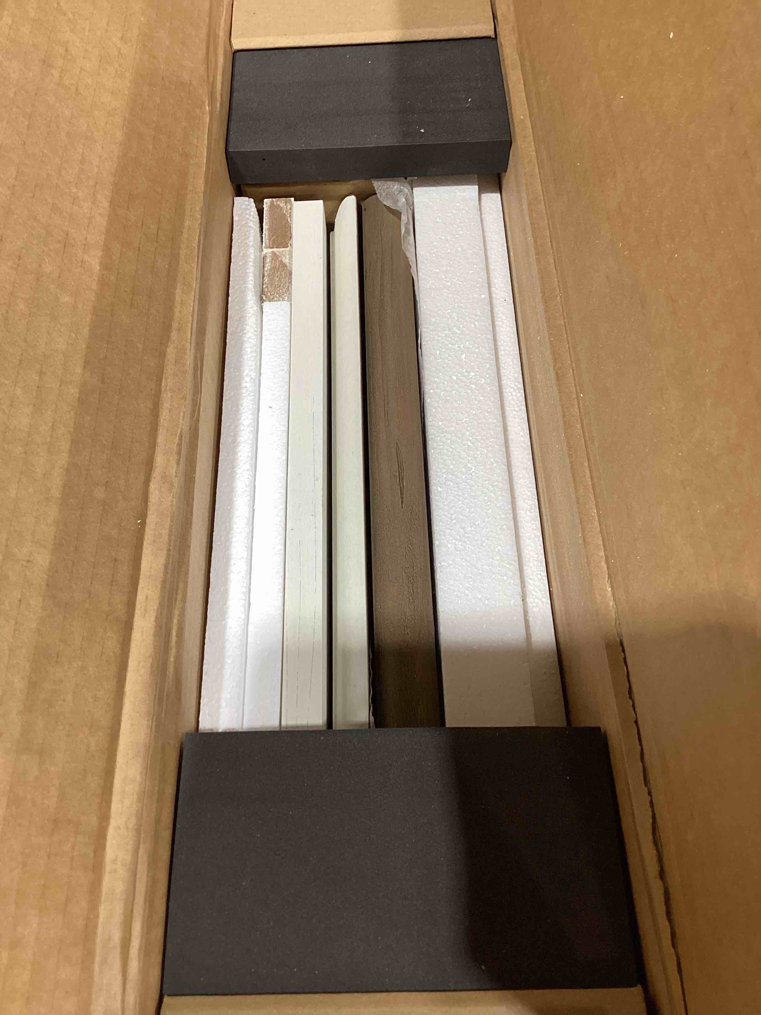 Condition photo showing Good Condition for wampat end table with charging station, white side table with storage cabinet and drawer, wood nightstand with power outlets & usb ports for bedroom, living room off white 1 piece