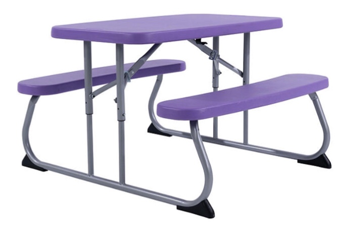 (Different color of base) Lifetime Children's Picnic Table