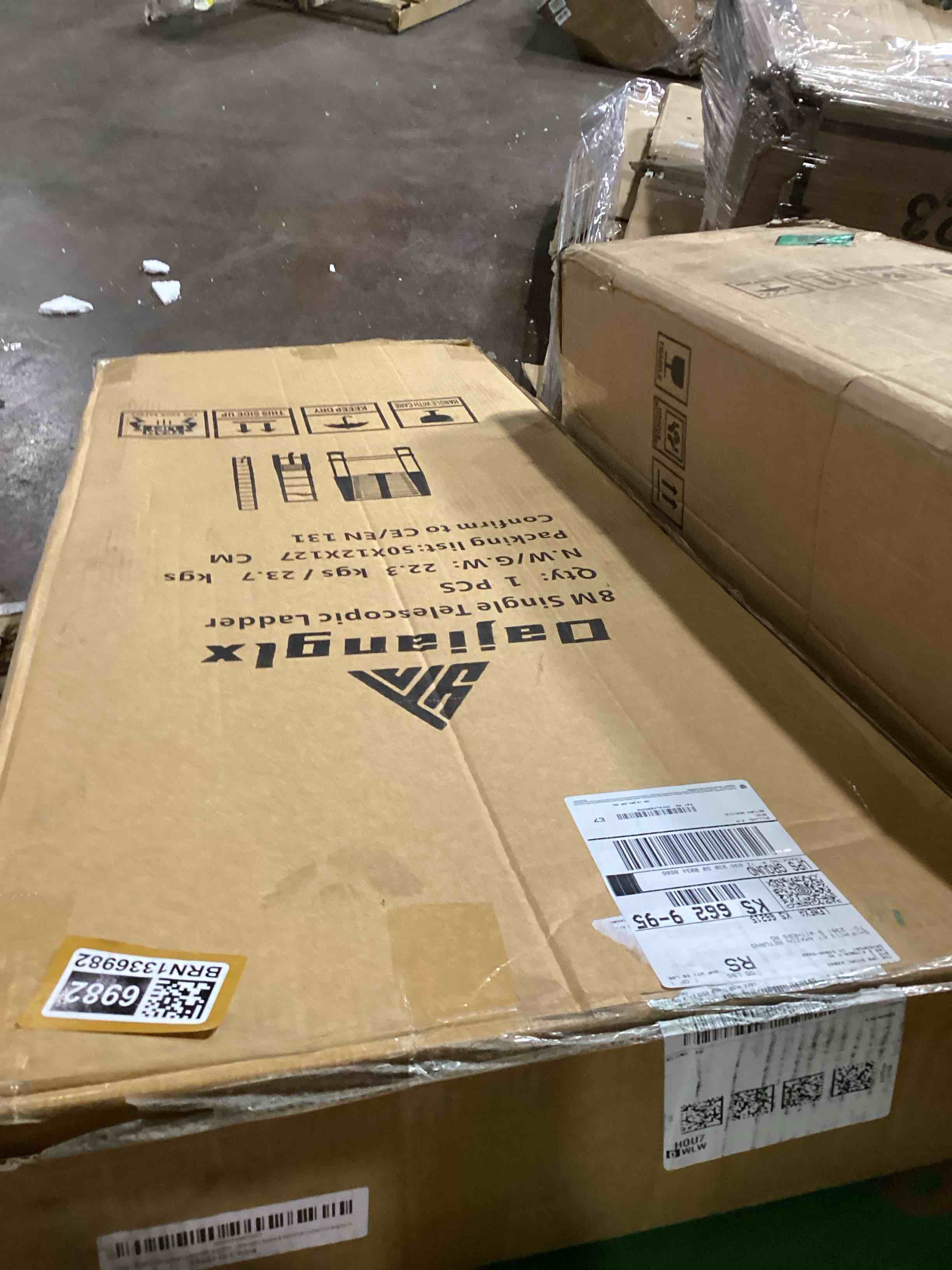 dajiangix 8 m single telescopic ladder