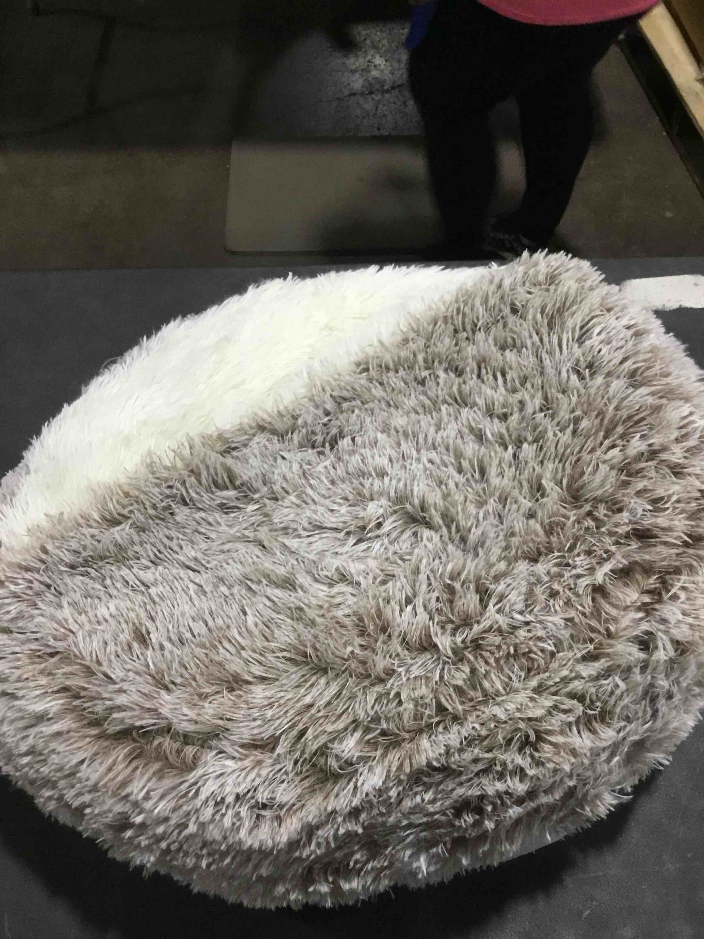 Calming Dog Beds & Cat Cave Bed with Hooded Cover,Removable Washable Round Beds for Small Medium Pet