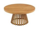 Yardley Round Coffee Table Wooden Pedestal Table (table top only ...