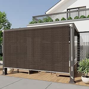 6’ x 6’ outdoor cordless roll up shade