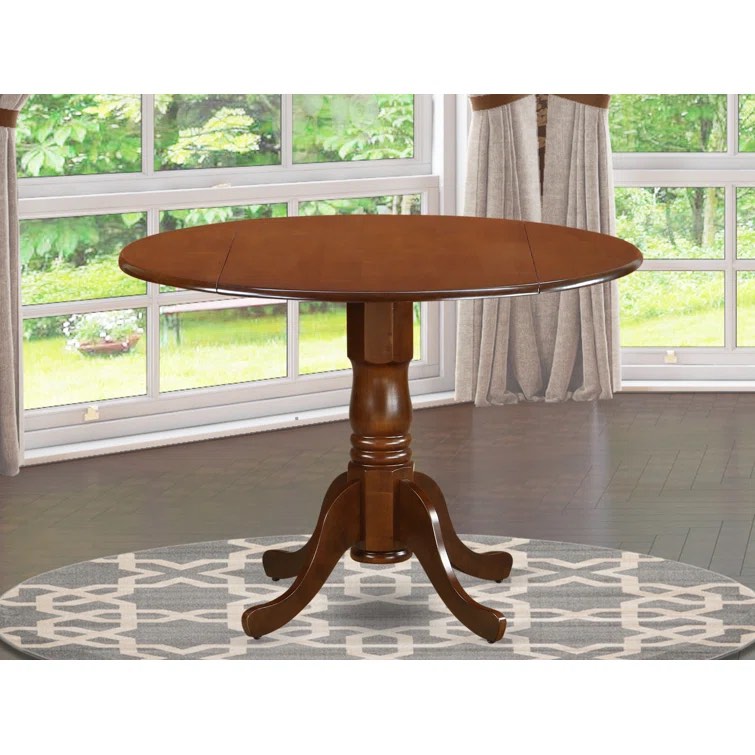 (incomplete) (table top only) drop leaf pedestal table top 
