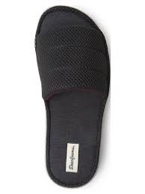 DF by Dearfoams Men's Drew Mesh Slide with Memory Foam Slippers