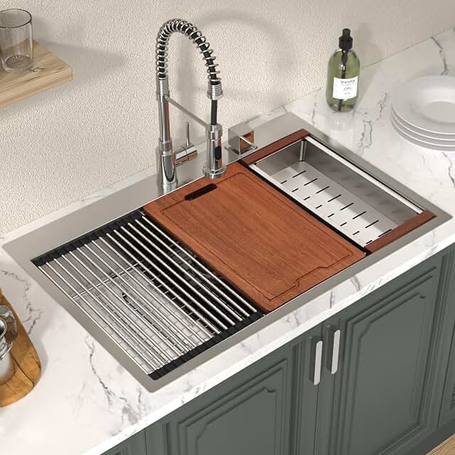 handmade kitchen sink