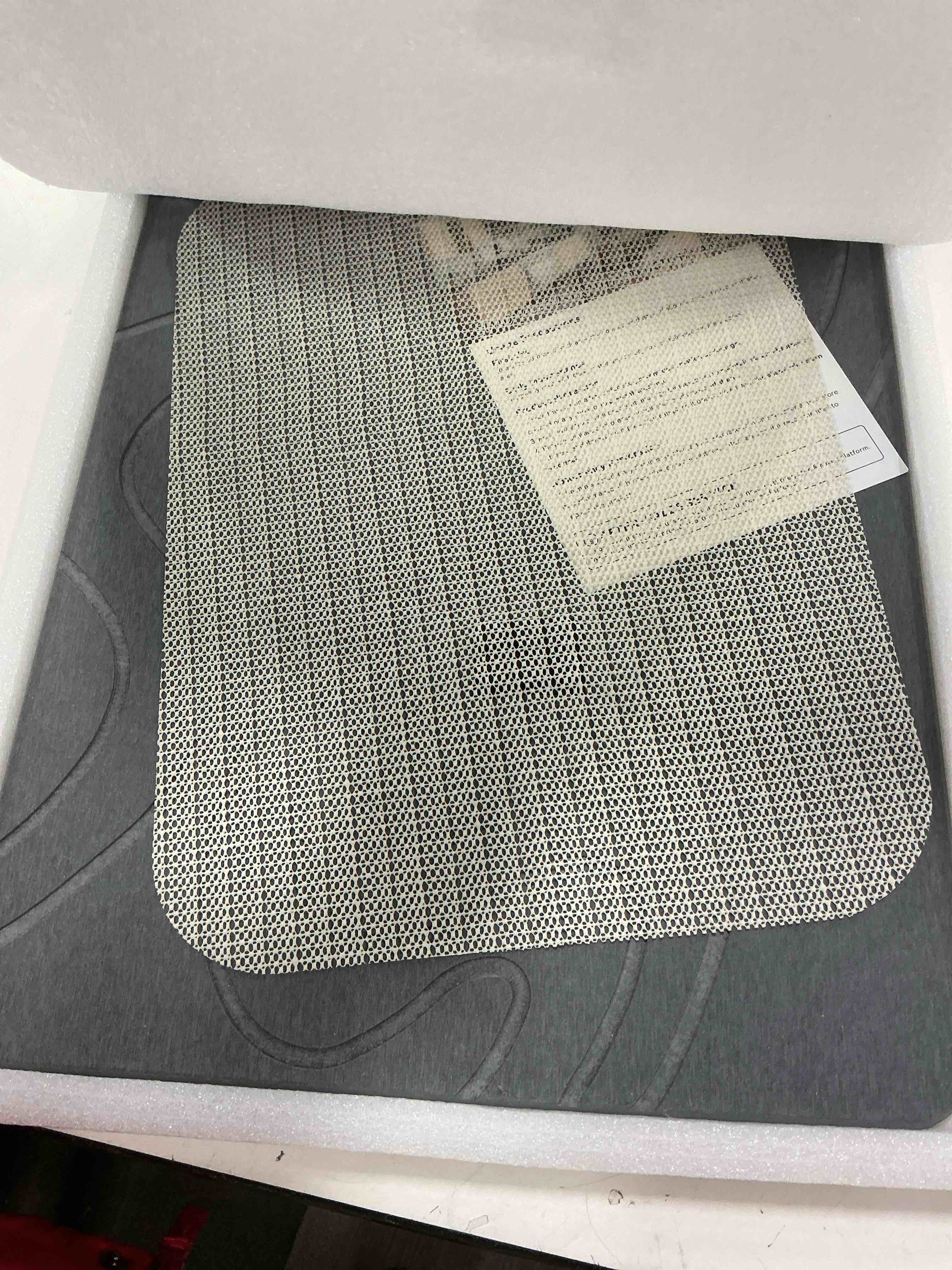 Condition photo showing Good Condition for Stone Dish Drying Mat for Kitchen Counter - 18"x14" Dirt-Resistant Quick Drying Fast Absorbent Non-Slip Diatomite Mat, Natural Diatomaceous Earth Dish Drying Pad for Dish Rack Dark Gray 18" x 14"