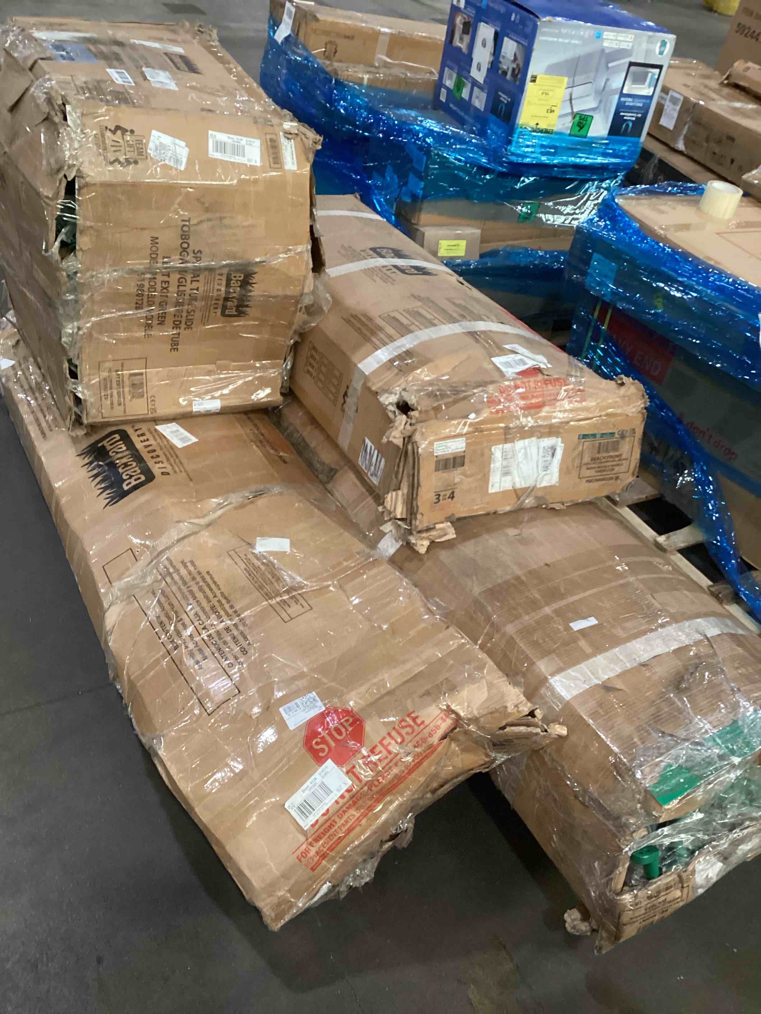 Condition photo showing As Is for miscellaneous playground parts